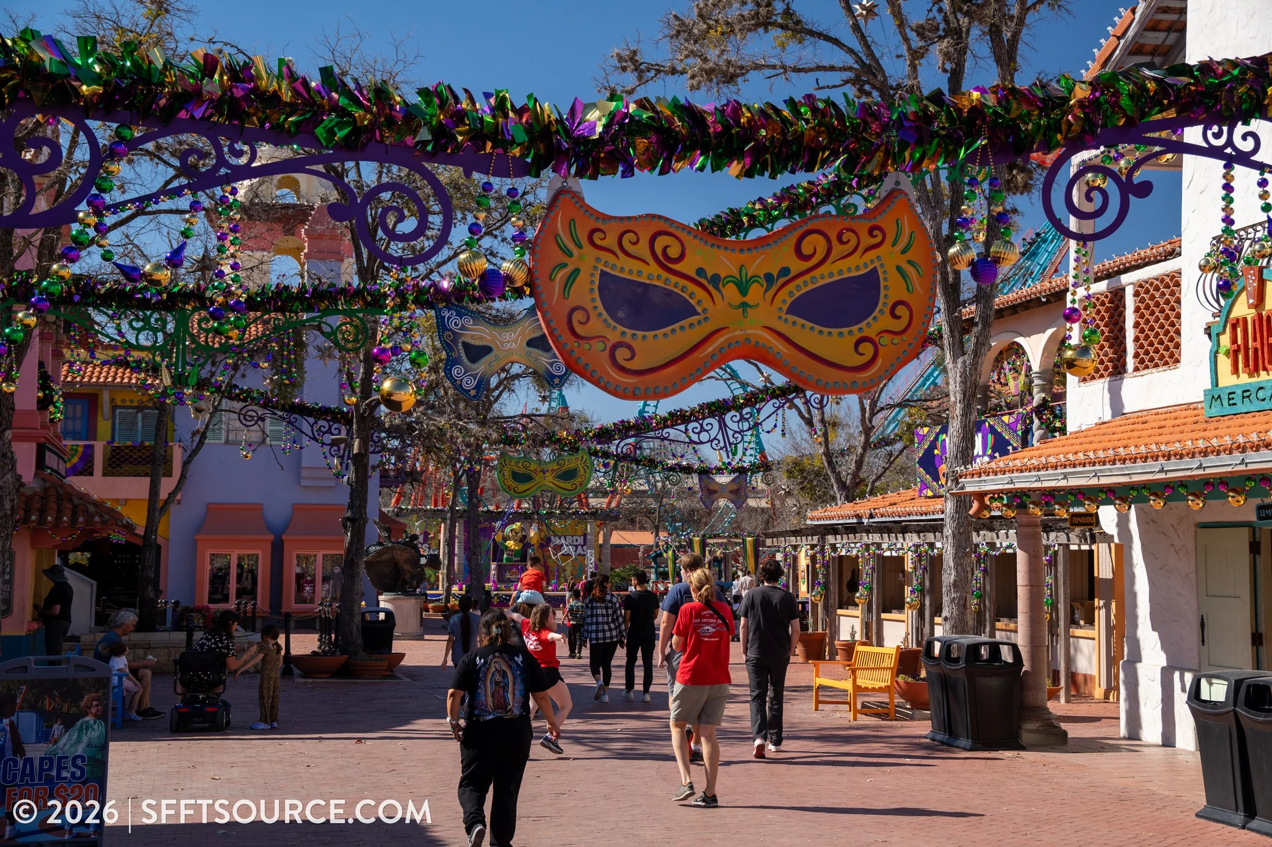 Mardi Gras Festival 2026 Six Flags Fiesta Texas