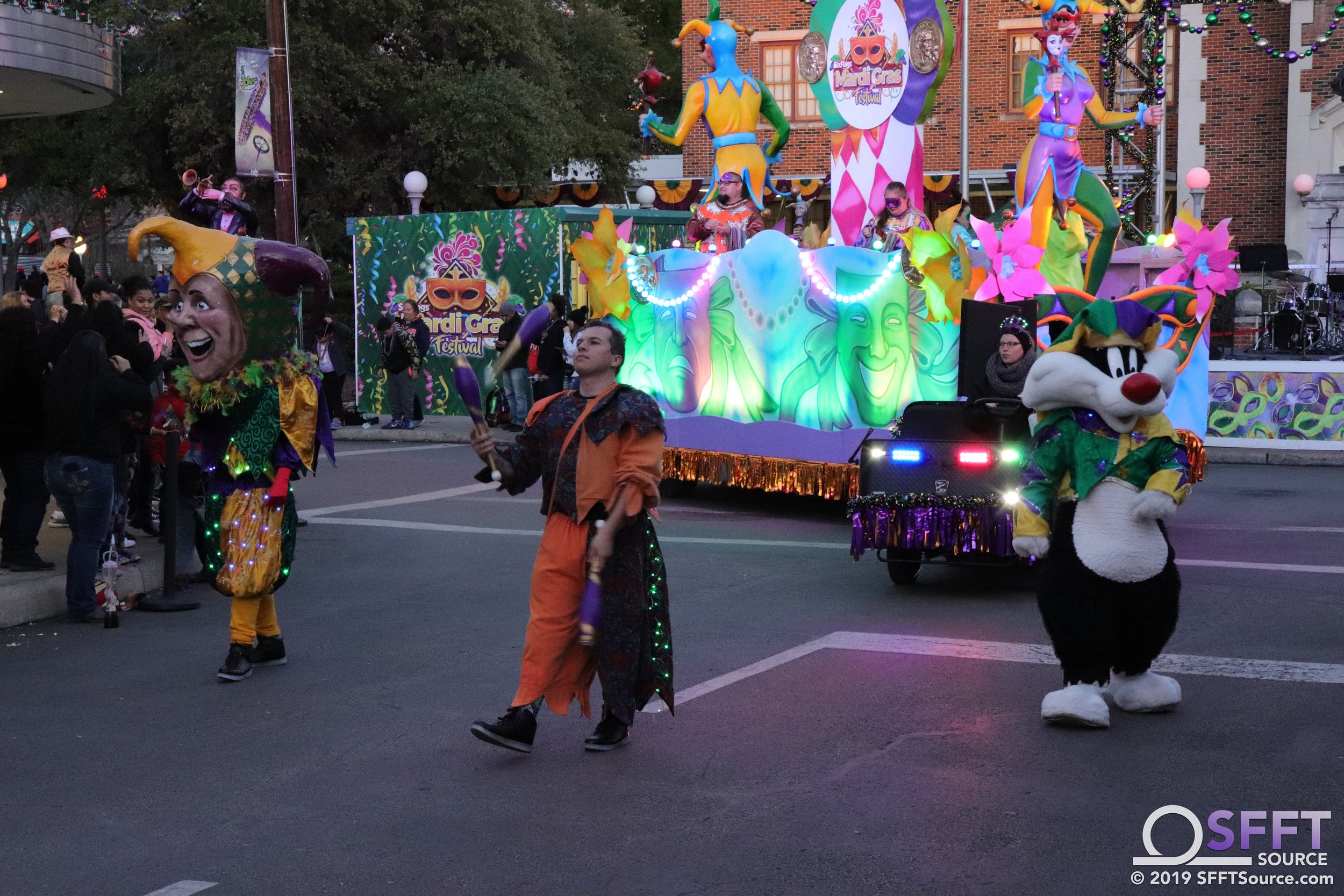 Mardi Gras Festival, Six Flags Fiesta Texas Event