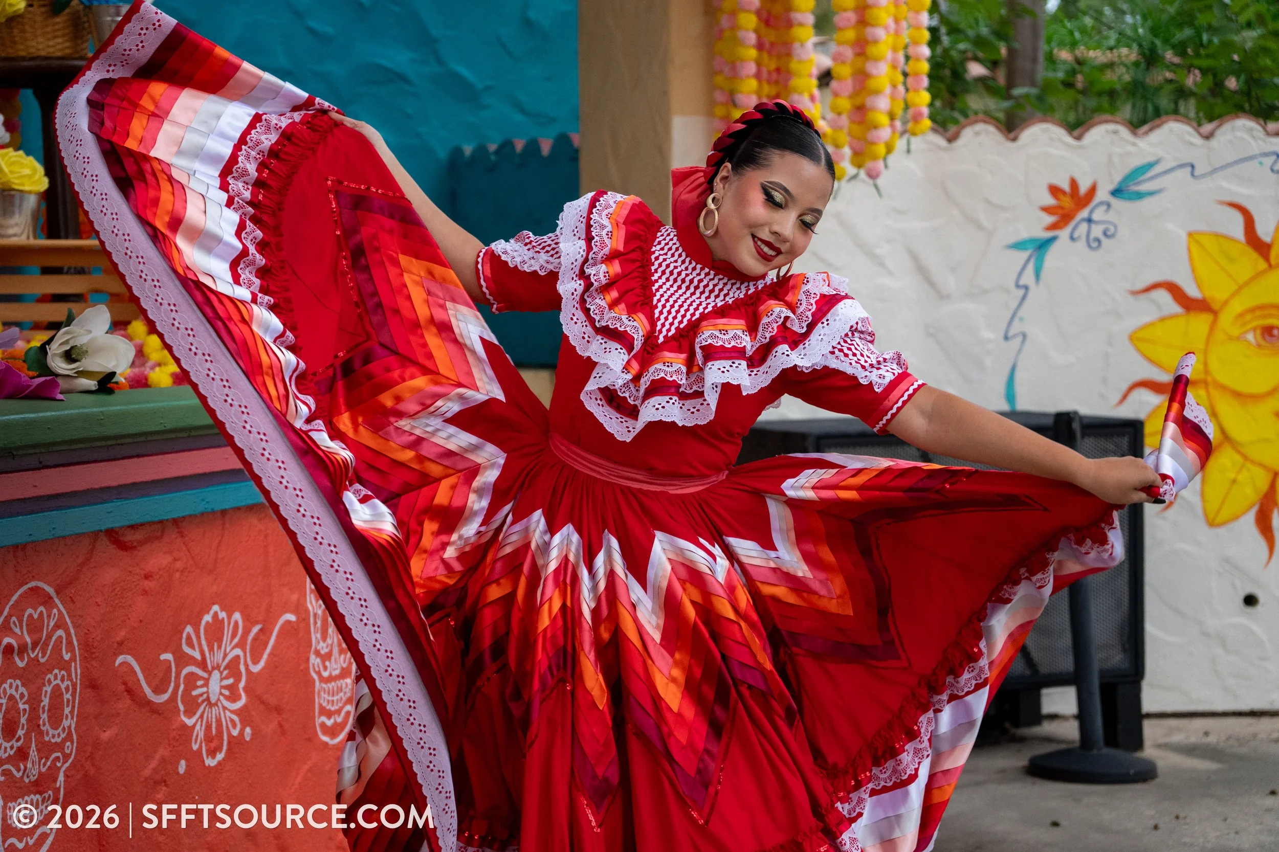 Fiesta de los Muertos Six Flags Fiesta Texas Tricks and Treats Entertainment