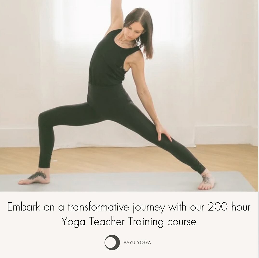 Super excited to announce, we will be running our very first Yoga Alliance-accredited 200 Hour Yoga teacher training, with Lucy, VAYU&rsquo;s founder. 

&lsquo;This one is close to my heart. I opened the studio to share the joy of Yoga, and the passi
