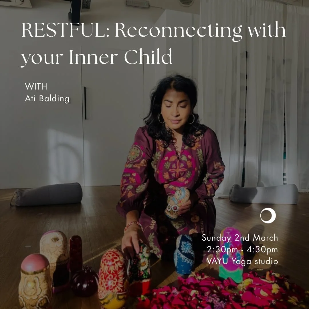Join wonderful Ati for two experiences this spring/summer. Her first offering is in March 🌿

Reconnecting with your Inner Child through Somatic Practices, Symbolism &amp; Compassion.

📆 Sunday 2nd March
⏱️ 14.30 - 16.30
🪙 &pound;40

Continuing wit
