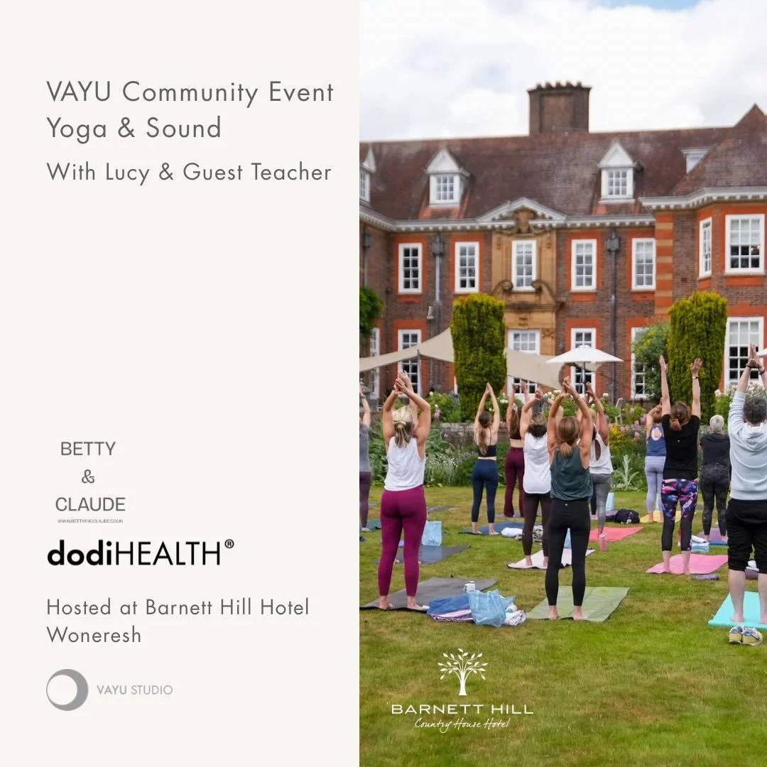✨ VAYU Summer Community Event 

Join Lucy, VAYU Studio&rsquo;s founder and Guest to celebrate our Summer Community Event with us. We are so excited to bring you all together early summer to flow, connect and create space to honour what we have achiev