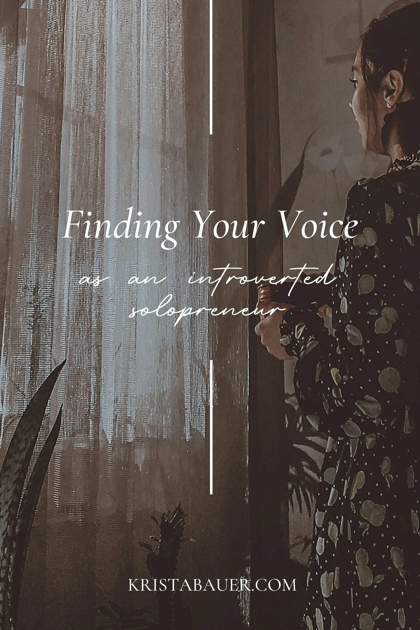 Finding Your Voice as an Introverted Solopreneur — Krista Bauer | Slow ...