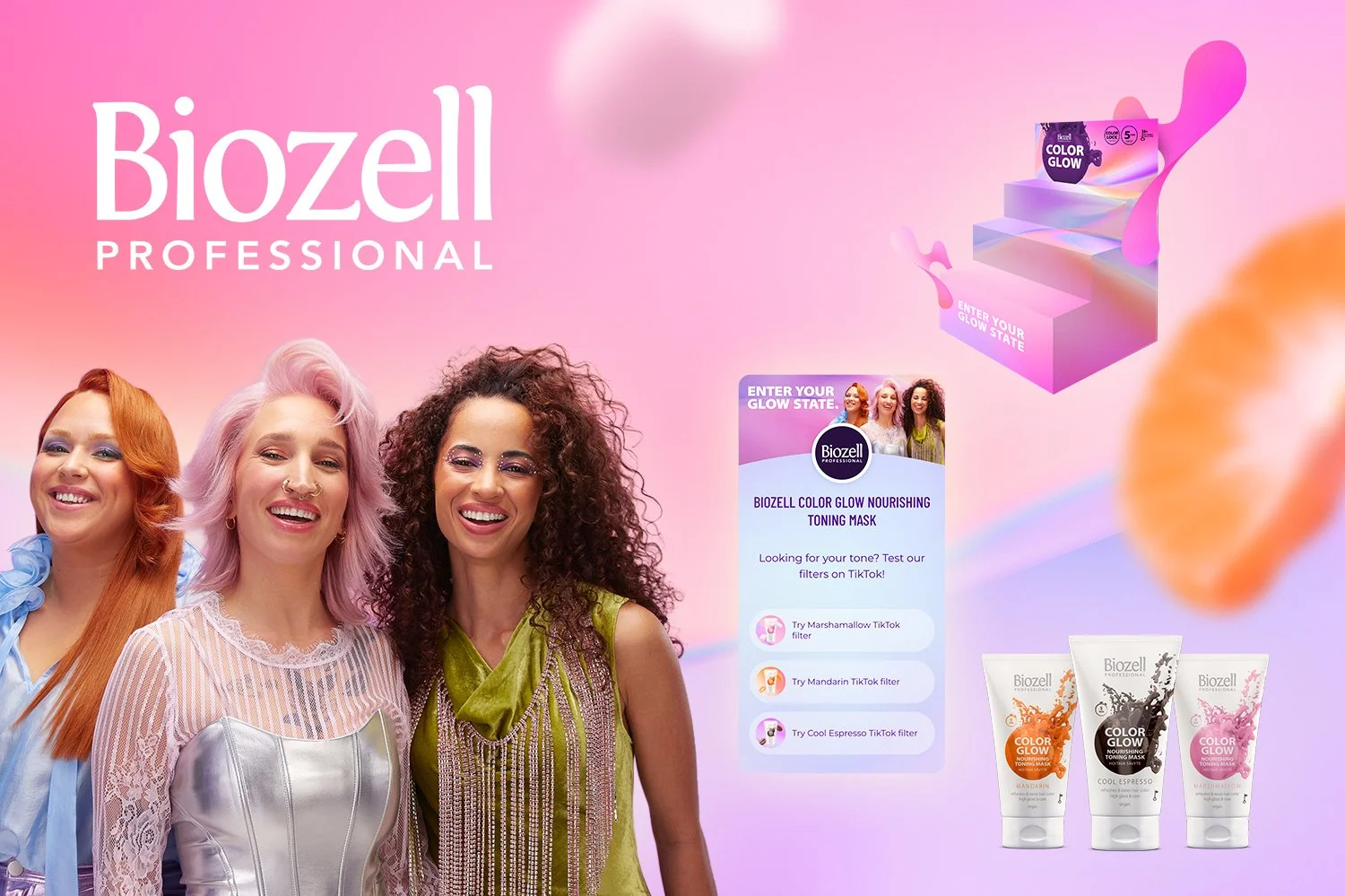 Biozell - Color Glow launch concept | Creative director, Grundlage