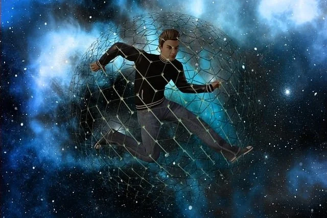 digitale version eines mannes im metaverse