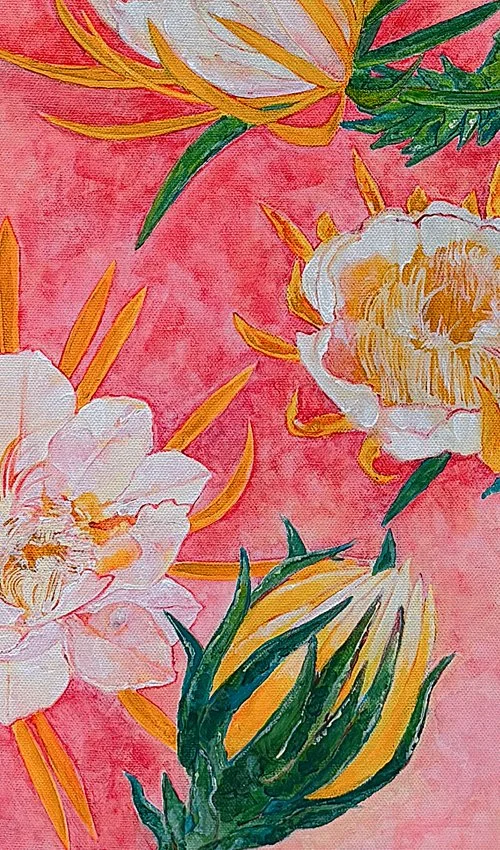Blooming Out of Sight (2025) | Acrylic
