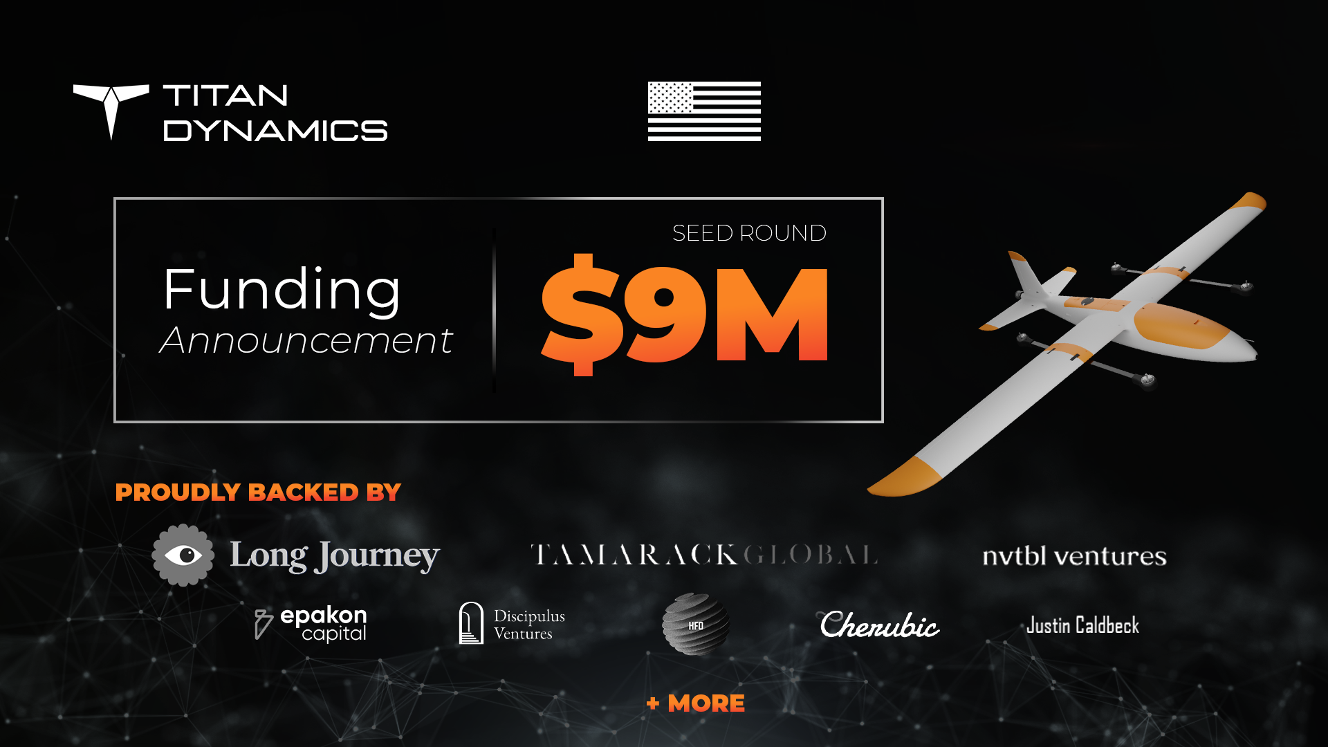 Titan Dynamics Raises $9 Million Seed Round to Accelerate Mission-Focused 3D Printed sUAS Development