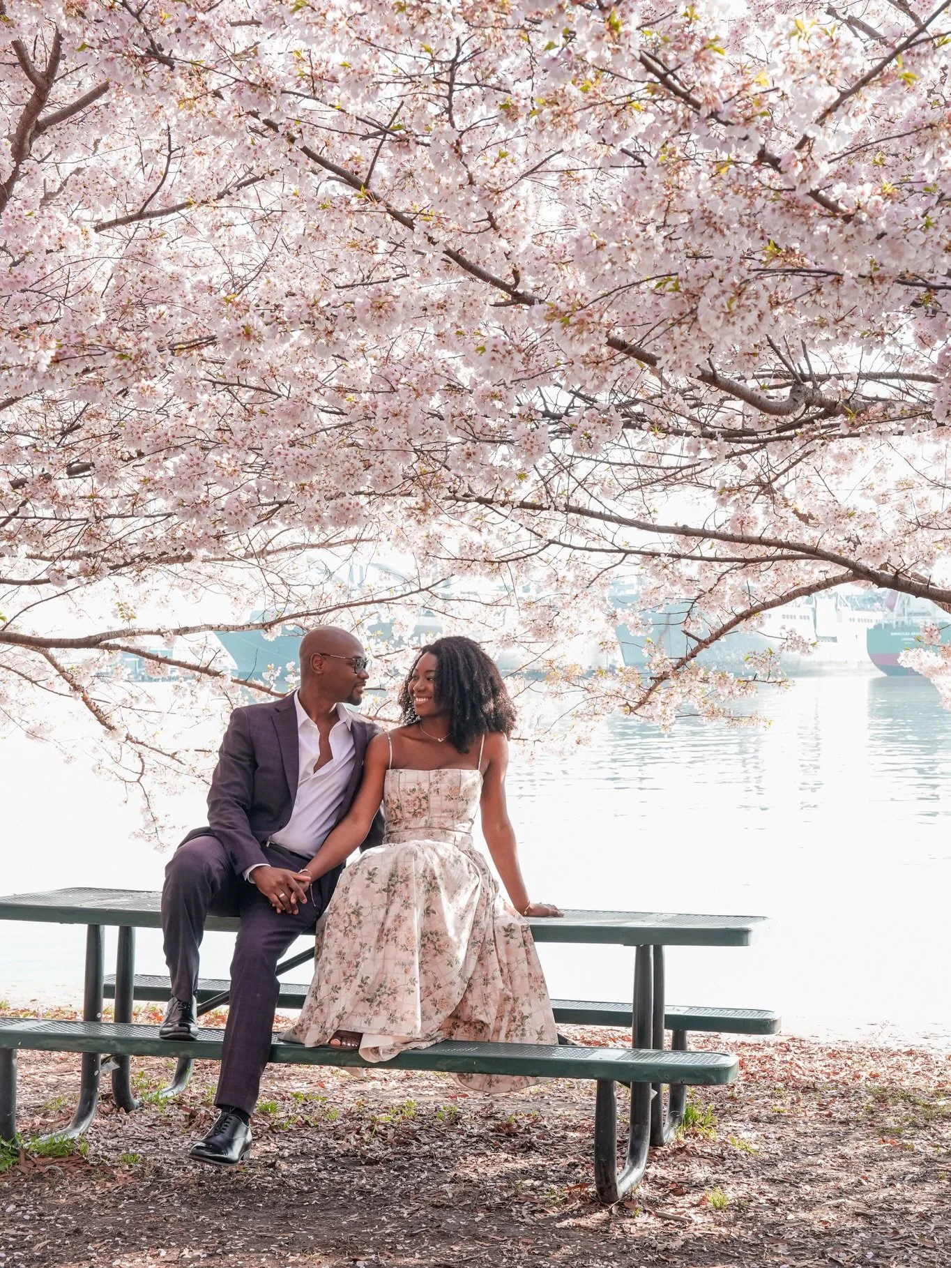 One of our traditions is to go see the cherry blossoms every year.
For months, these trees look completely bare.
No blooms. No signs of life.
They just grow quietly.

And I think that&rsquo;s the part we struggle with most in our own lives.

In our o
