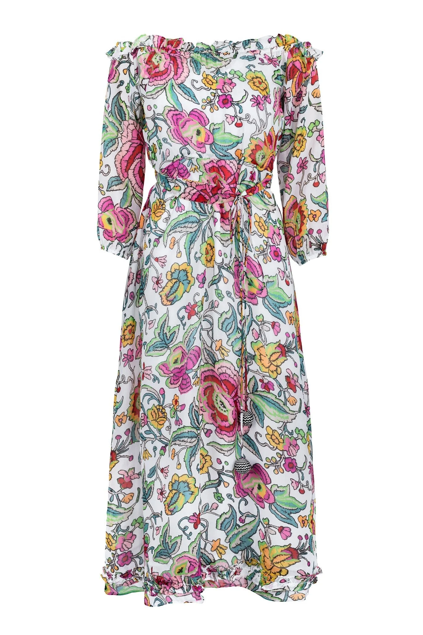 blooming wild off shoulder dress front.JPG