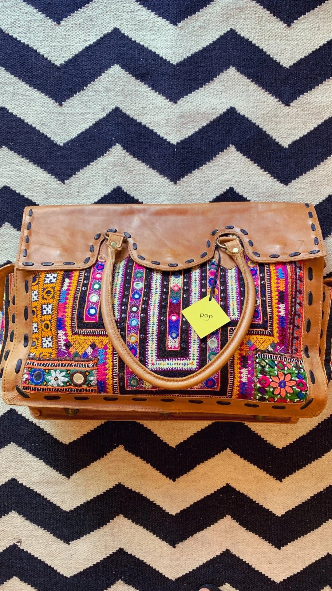 Pop London Prince Shimla Weekend Travel Bag with Antique and