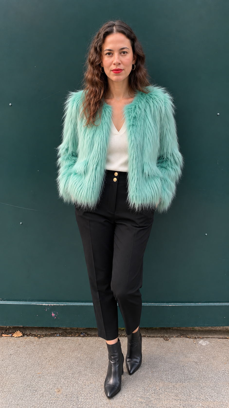 Electric Shaggy Faux Fur Jacket, Paparazzi