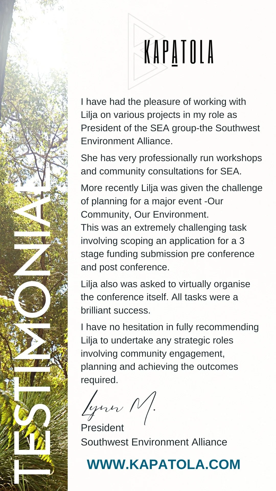 Testimonial Southwest Envrionment Alliance.jpg