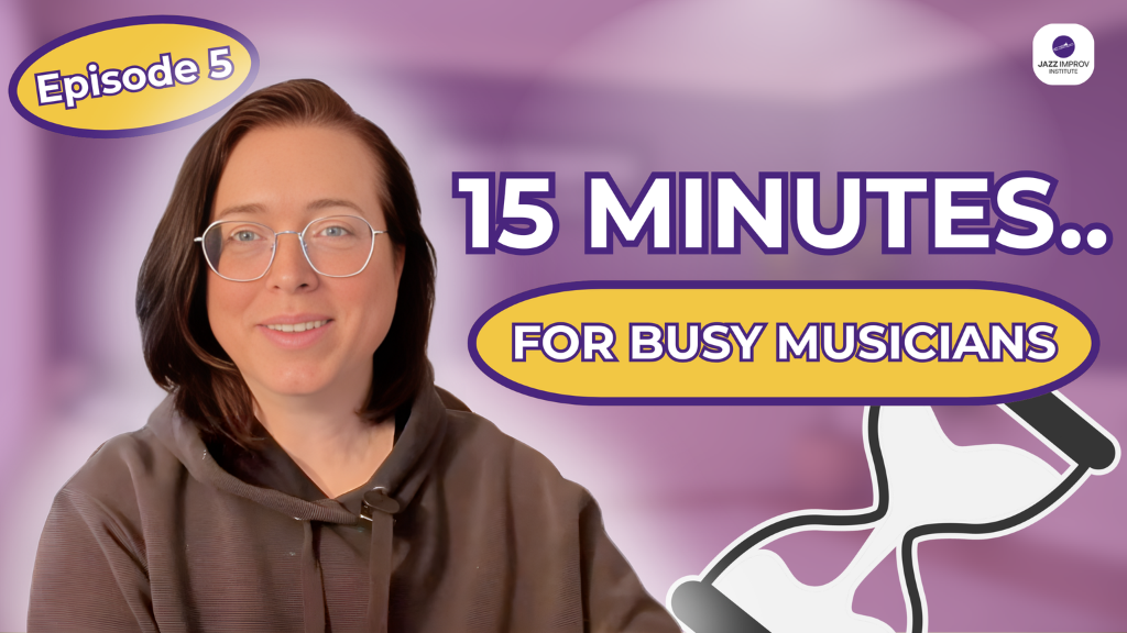 A 15-Minute Jazz Routine for Classical Musicians