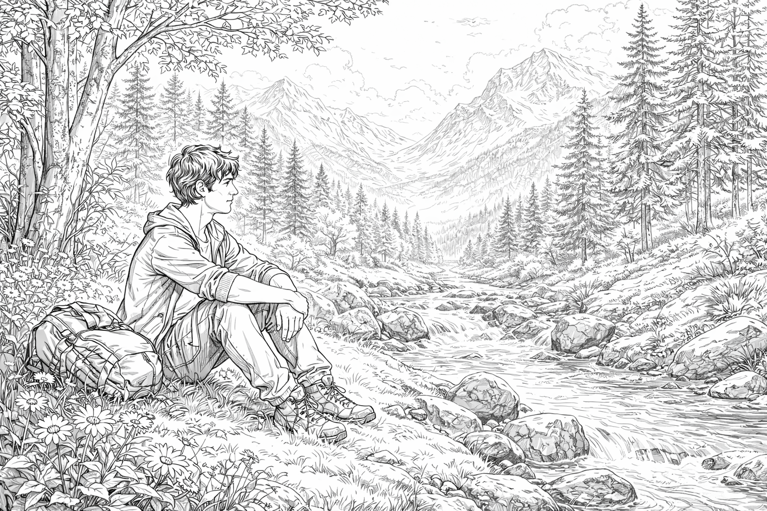 Simon Niblock Therapy for Men - Young Man with a high degree of well-being