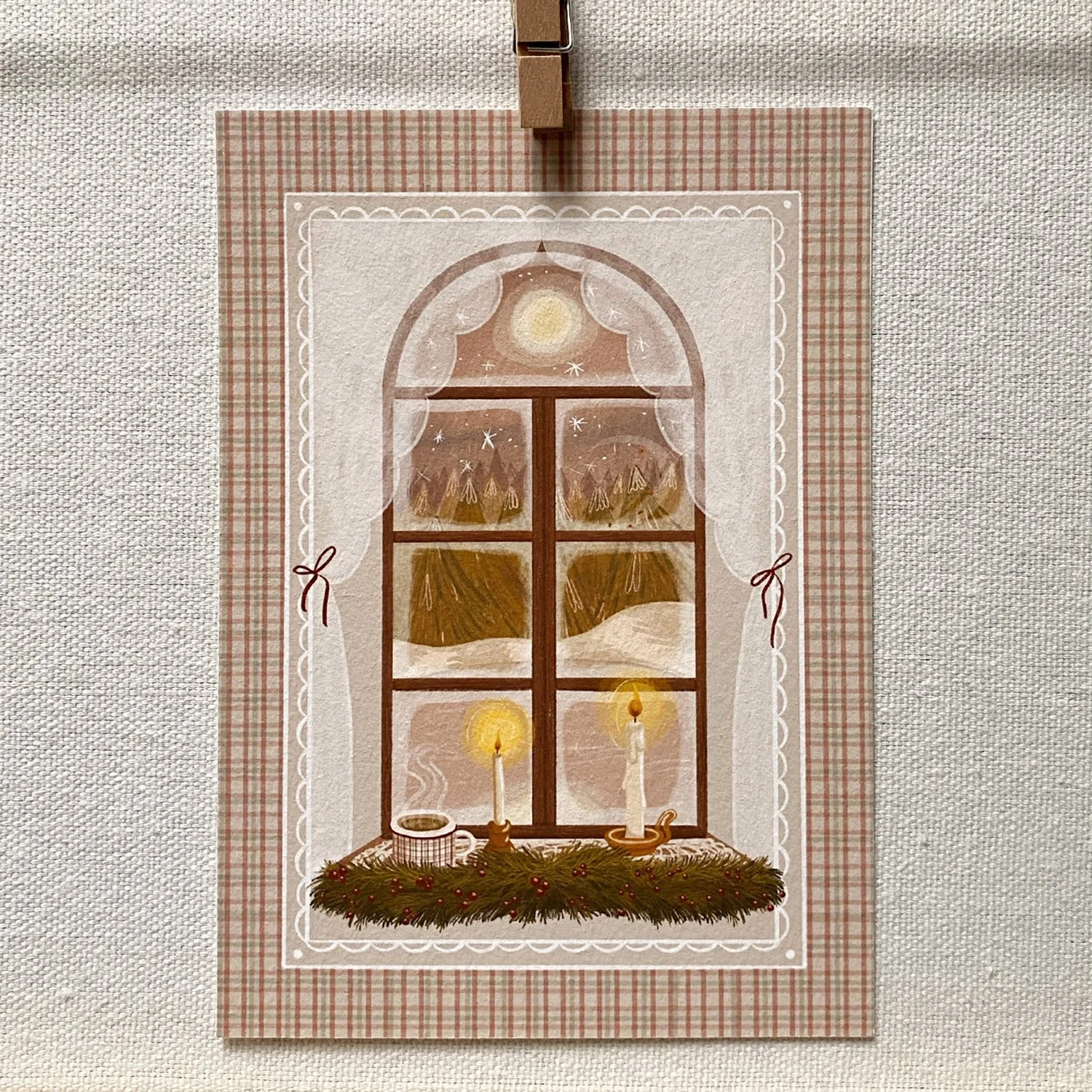 Carte Un soir d'hiver