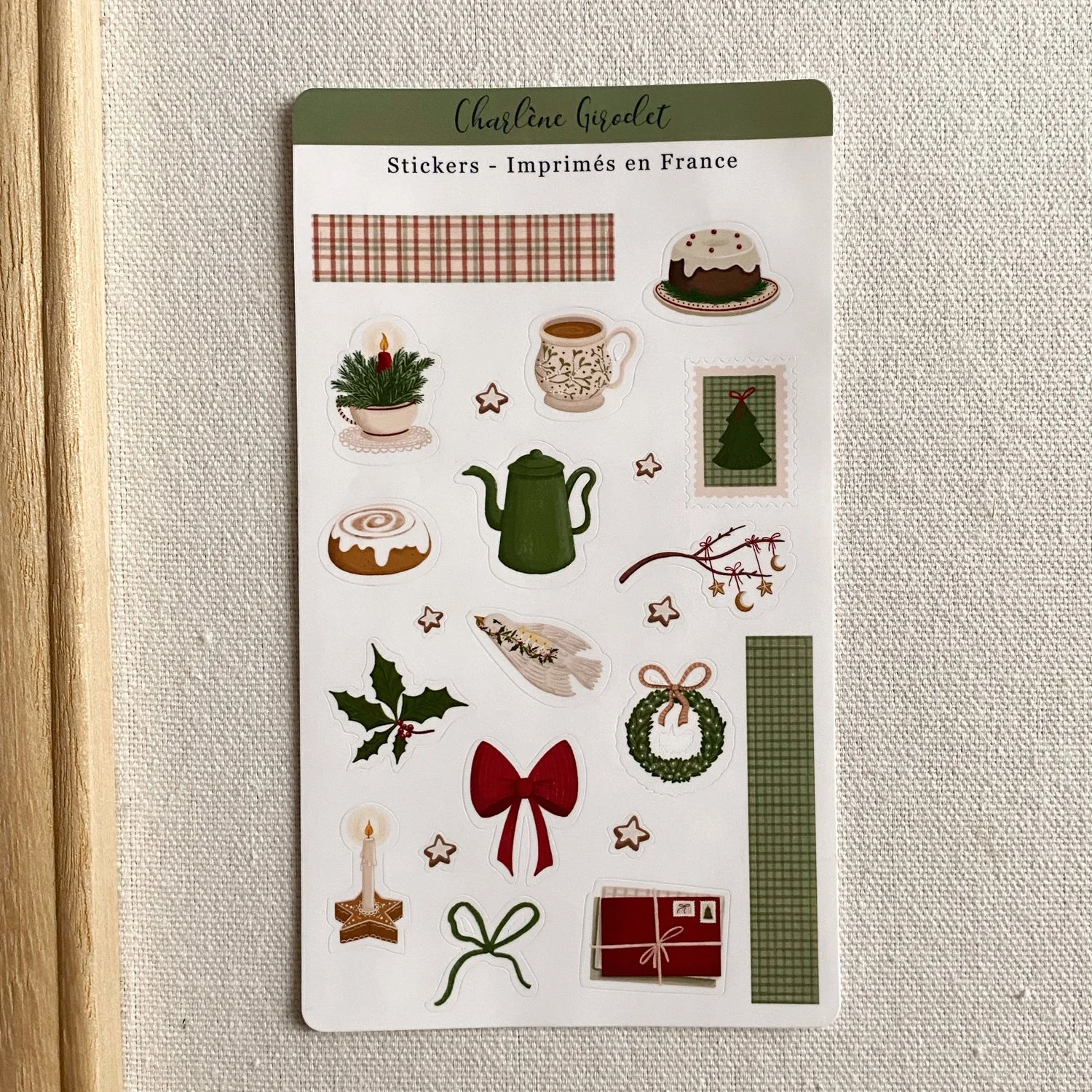 Planche de stickers - Noël