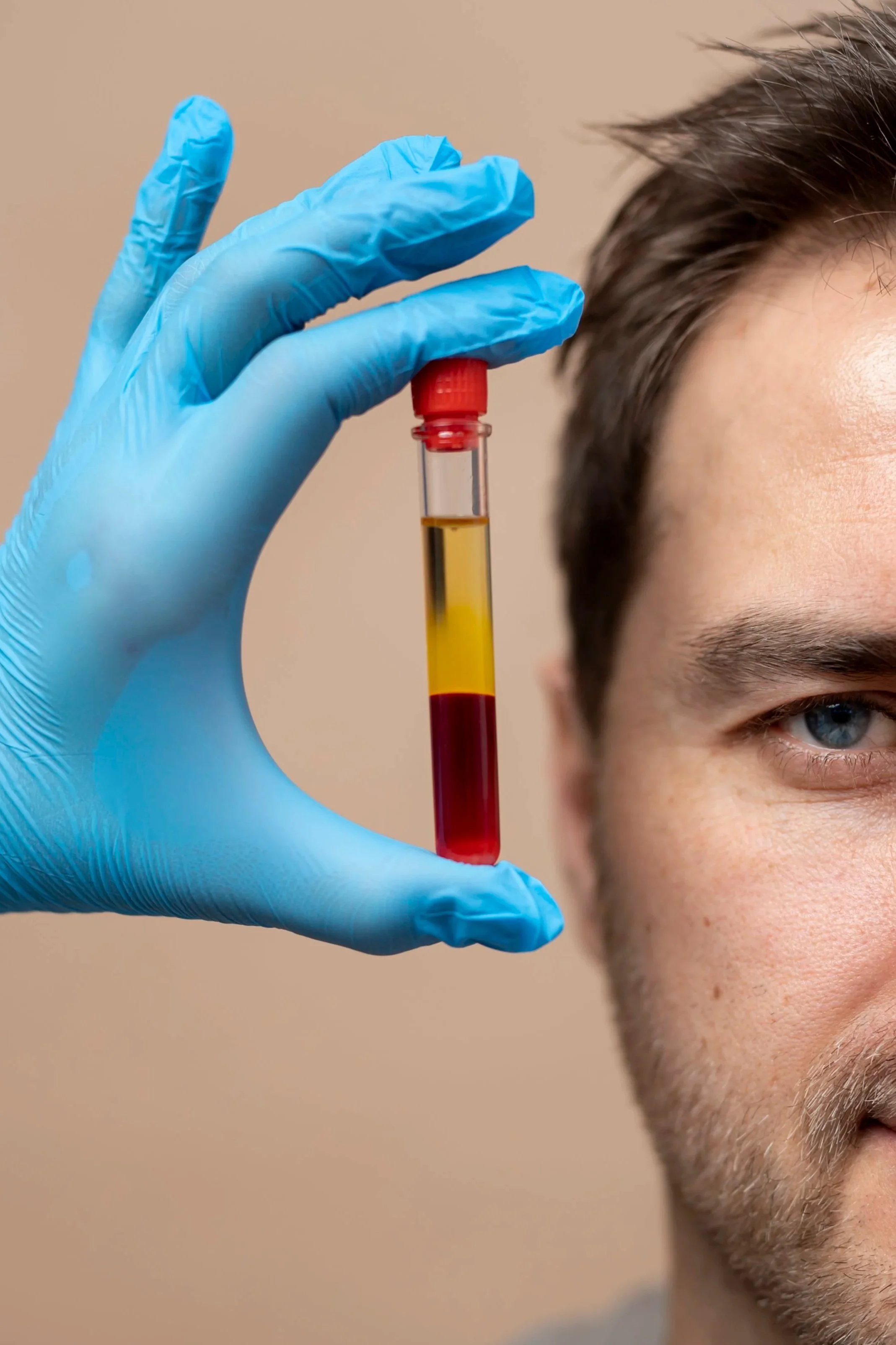 PRP-Injektion in die Kopfhaut zur Behandlung von Haarausfall durch einen Arzt in Chemnitz