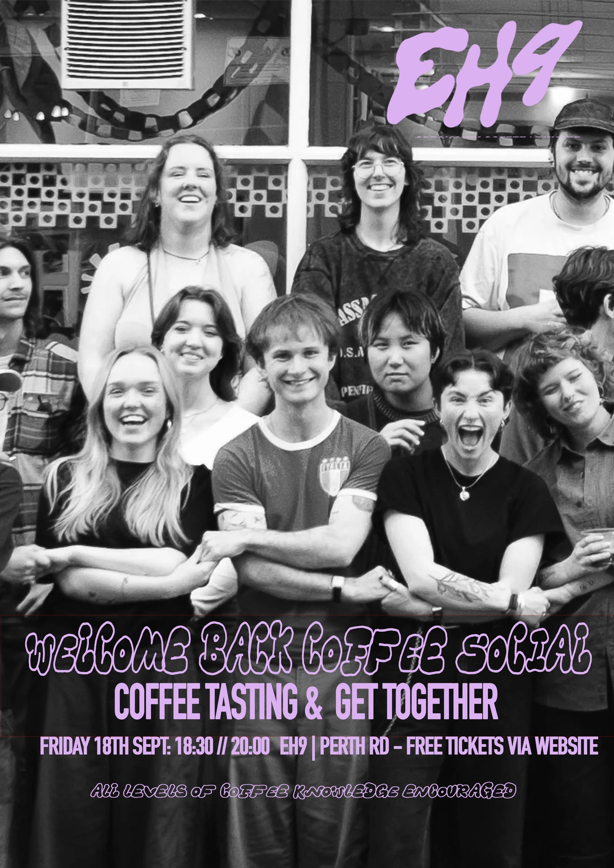 Welcome back; Coffee Tasting and Community Social