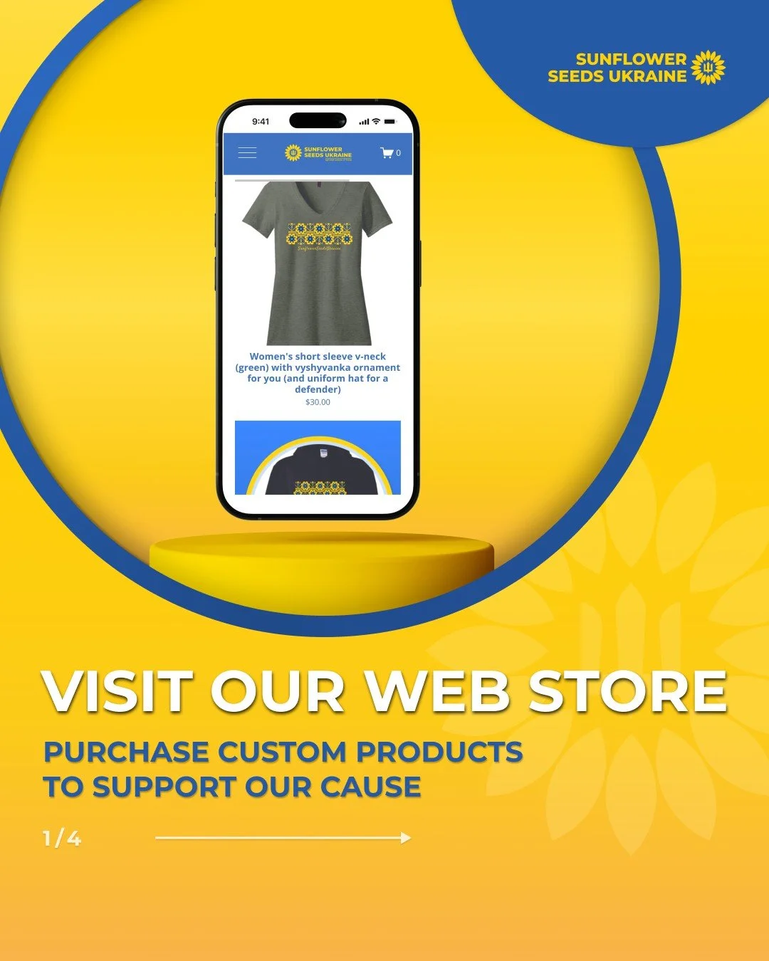 🇺🇦 Did you know that we have an online store?
🌻 See link in profile bio 

💛💙 Check out our new t-shirts, sweatshirts, mugs, totes, stickers, and other items!

❗️Bonus: When you buy our products, you&rsquo;re supporting Ukrainian defenders. For e