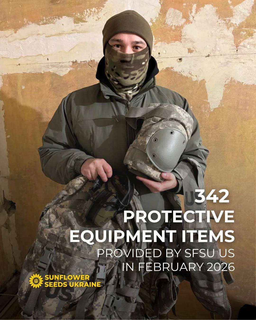 Thank you for helping keep Ukrainian Defenders safe.