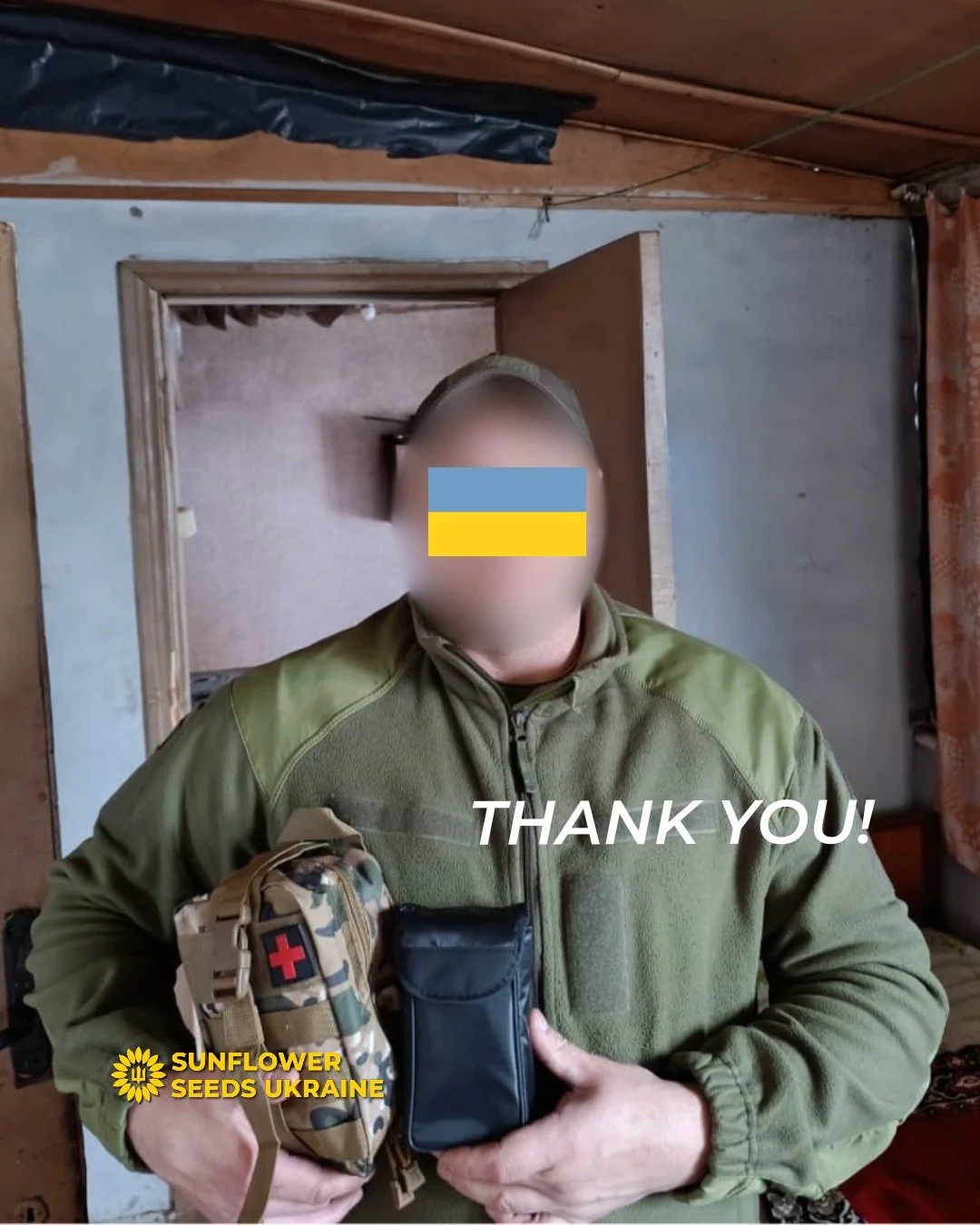 Save the lives and strengthen the resolve of Ukrainian Defenders by providing
medical aid, protective equipment, and field gear.
Learn more via the link in our bio.

🌻Thank you!