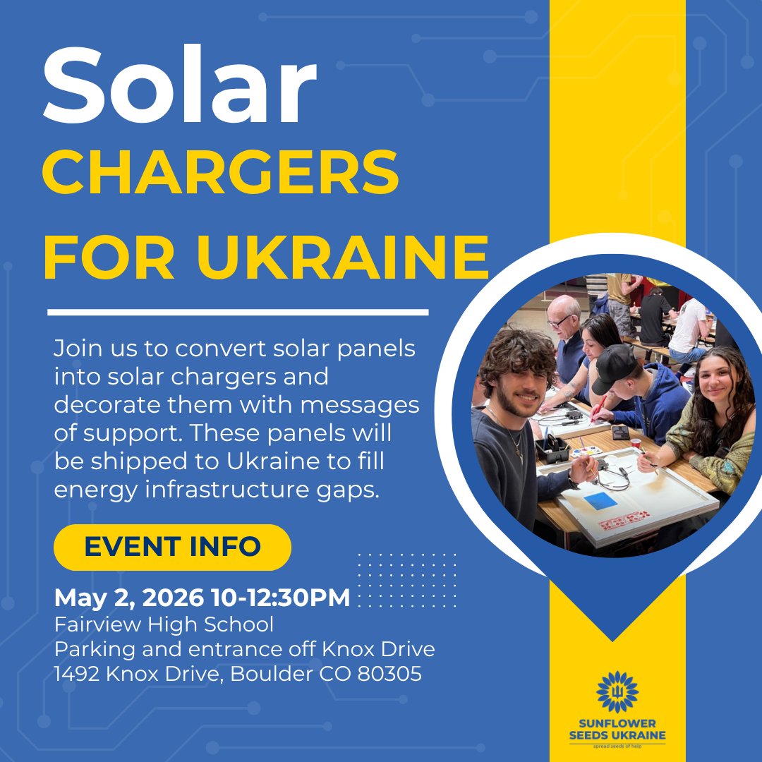 Solar Chargers for Ukraine