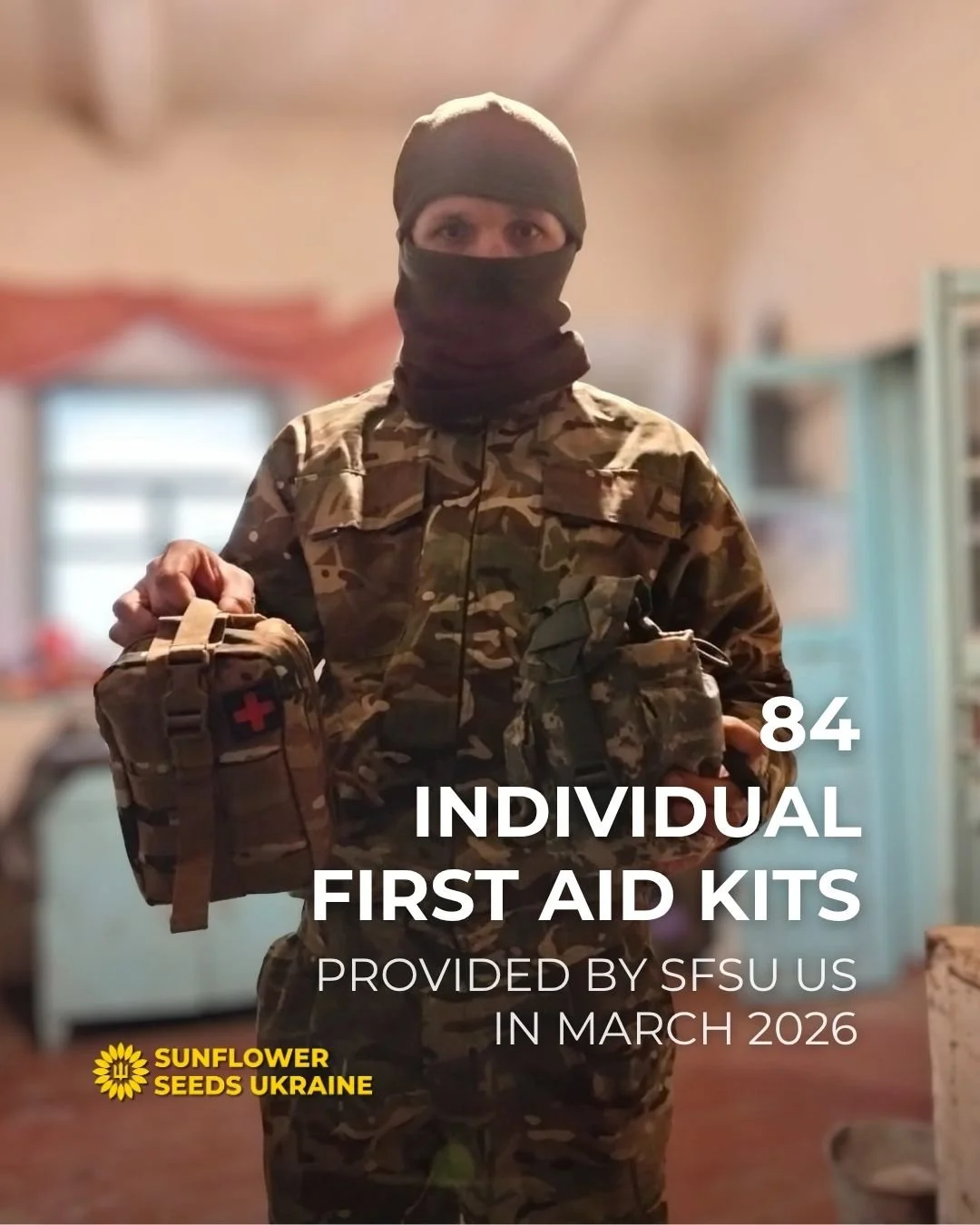 Help us provide medical aid and protective gear to small groups of defenders and humanitarian assistance to affected civilians.

Learn more via the link in our bio.

🌻 Thank you!