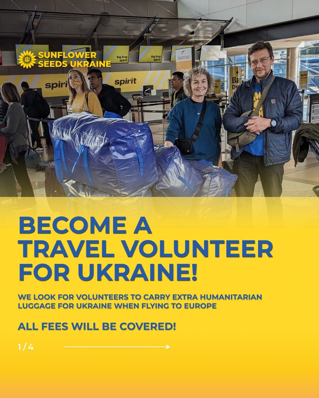 ✈️ Are you planning to fly to Europe (or know someone who is) and willing to take humanitarian luggage for Ukraine? 
🔗 See link in profile bio 

You can help Ukraine  with no hassle for you at all!

🇺🇦Just let us know when and where you are travel