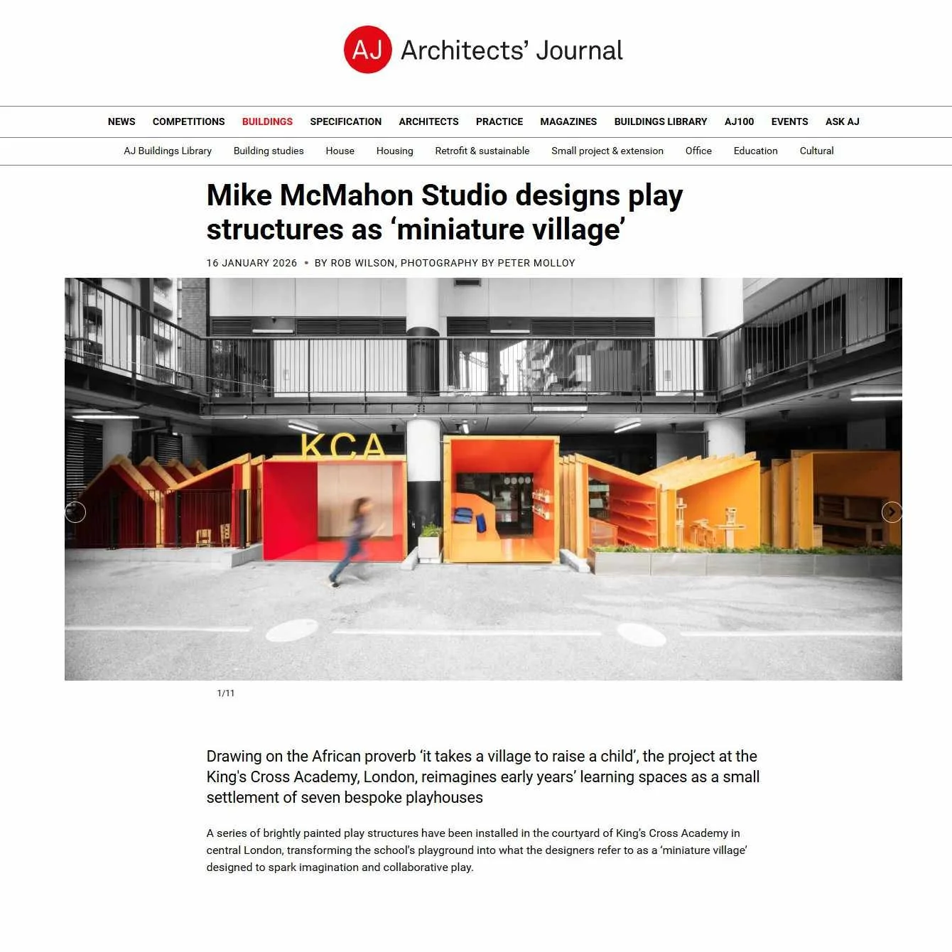    Architects' Journal    UK  January 2026