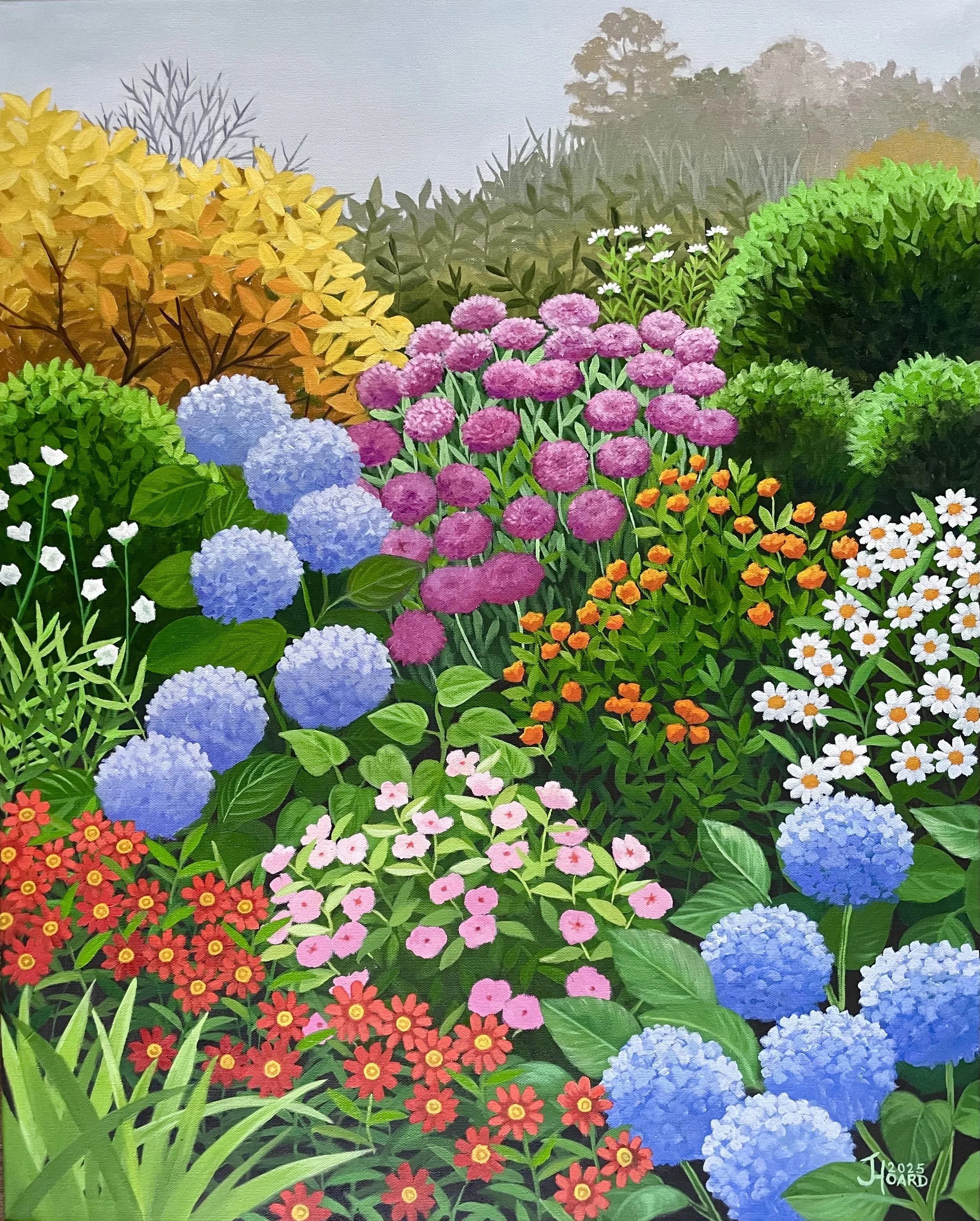 Foggy Garden