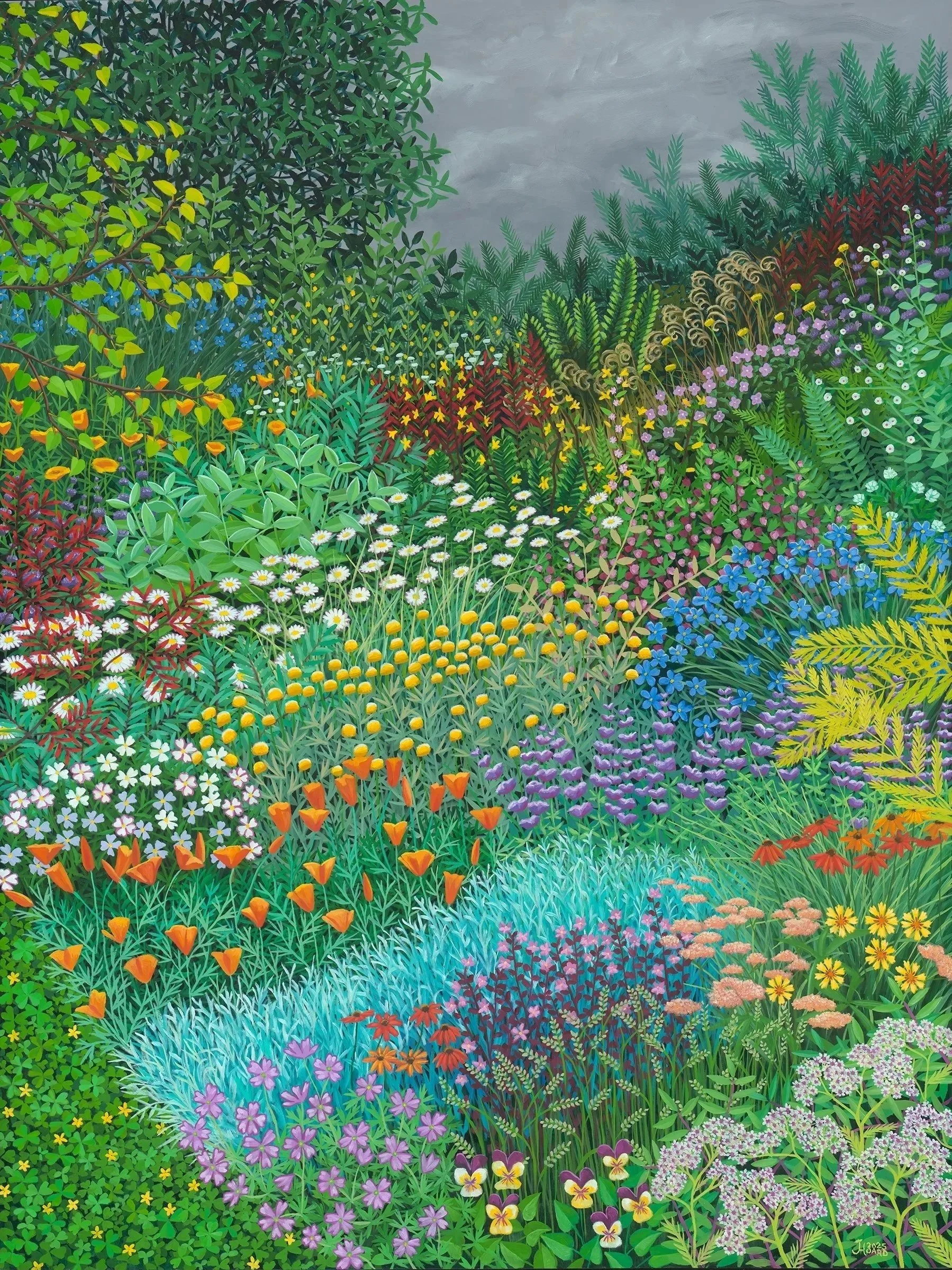 Hillside Garden Print