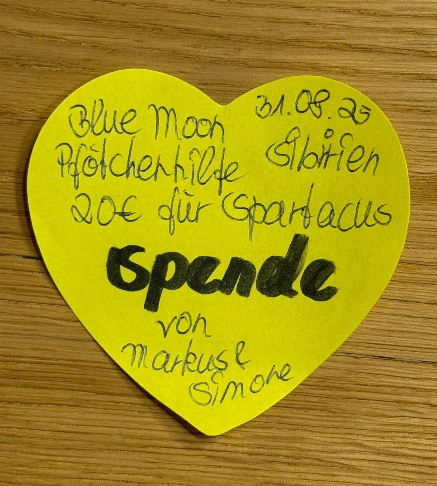 2x innigen Dank an die Süd-Helficusse 