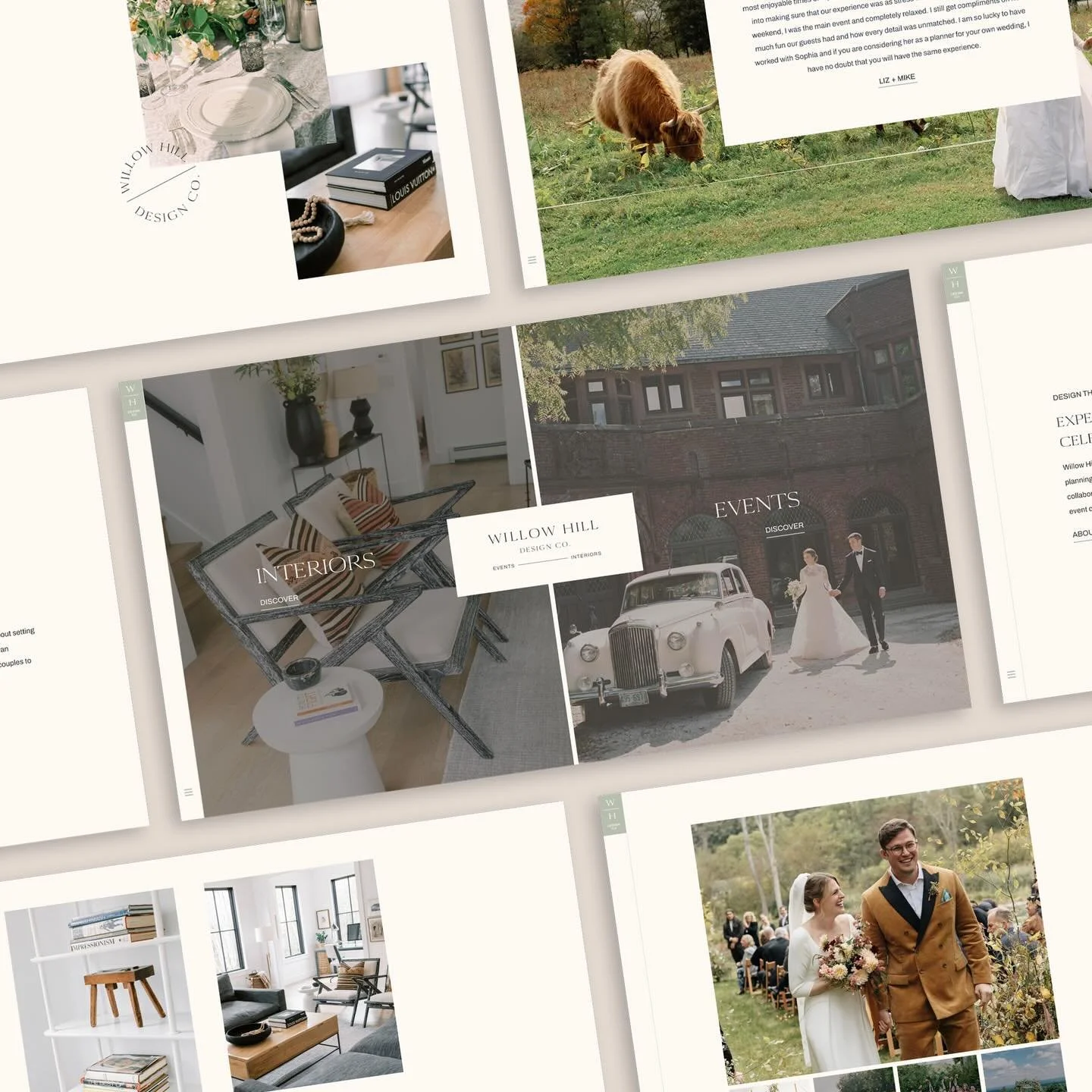 POV: your website has to do two jobs at once.

We worked with @willowhilldesignco to revamp her brand identity and website, with one big challenge: making event design + planning and interior design feel distinct without creating two separate sites.
