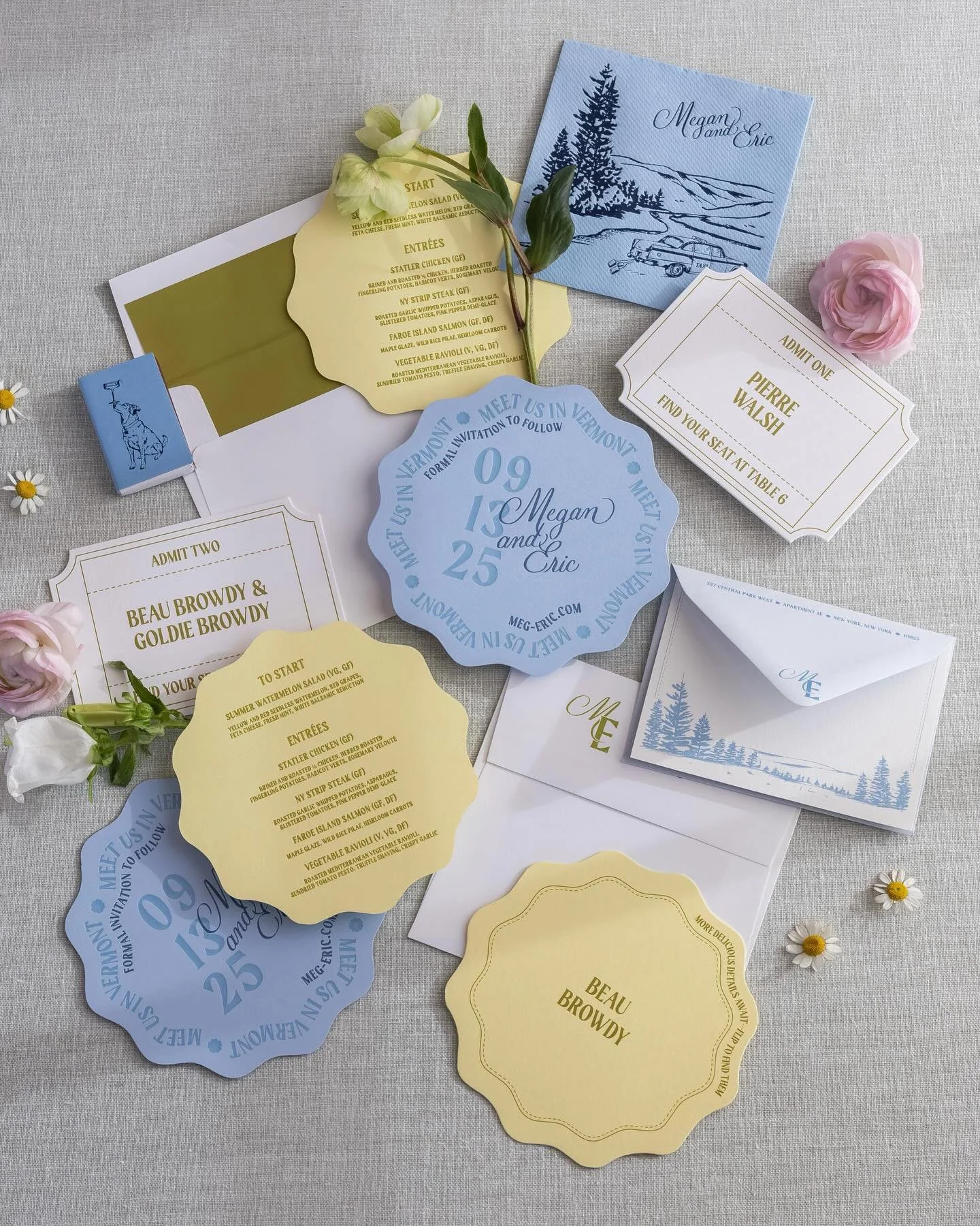 So many thoughtful details from Megan and Eric&rsquo;s wedding, we genuinely can&rsquo;t pick a favorite.

But Megan might have. Swipe to see her showing off the custom matchbooks to her friends&hellip;the reaction says it all. 🤭

photos 1 and 2 sho