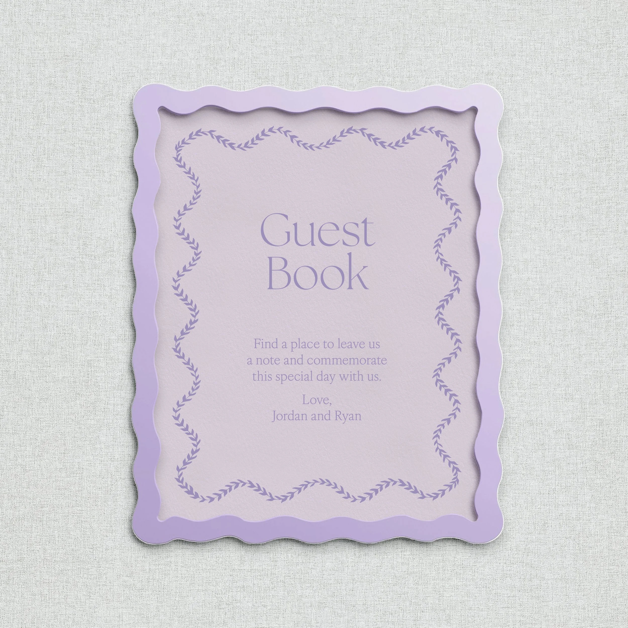 Libby Guestbook Sign
