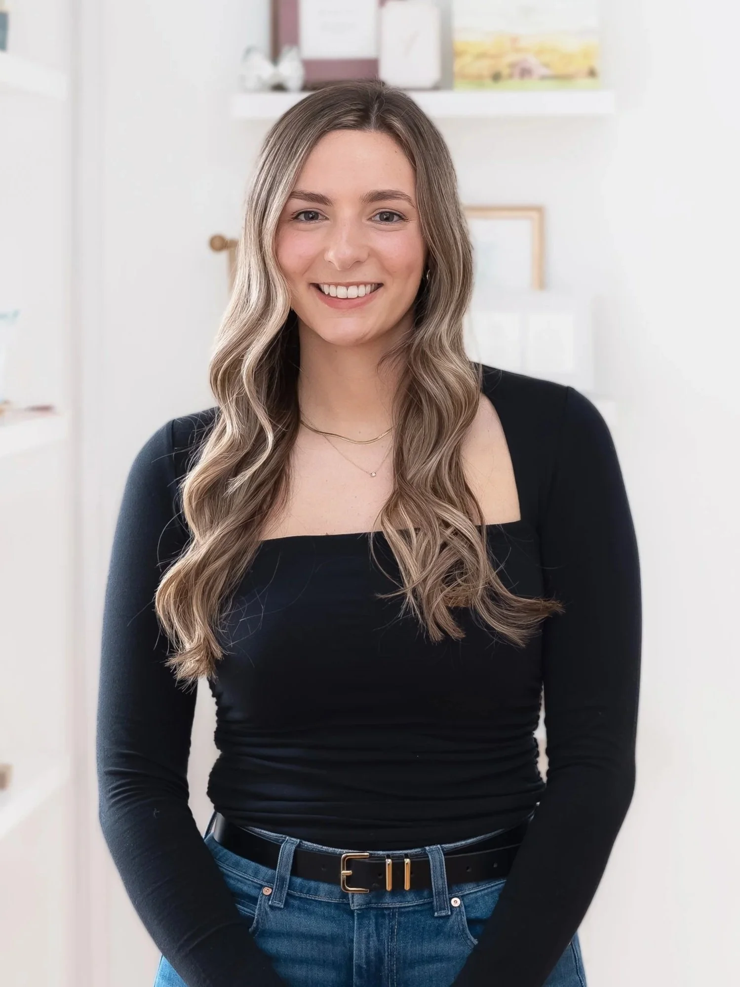Portrait of a woman in an office