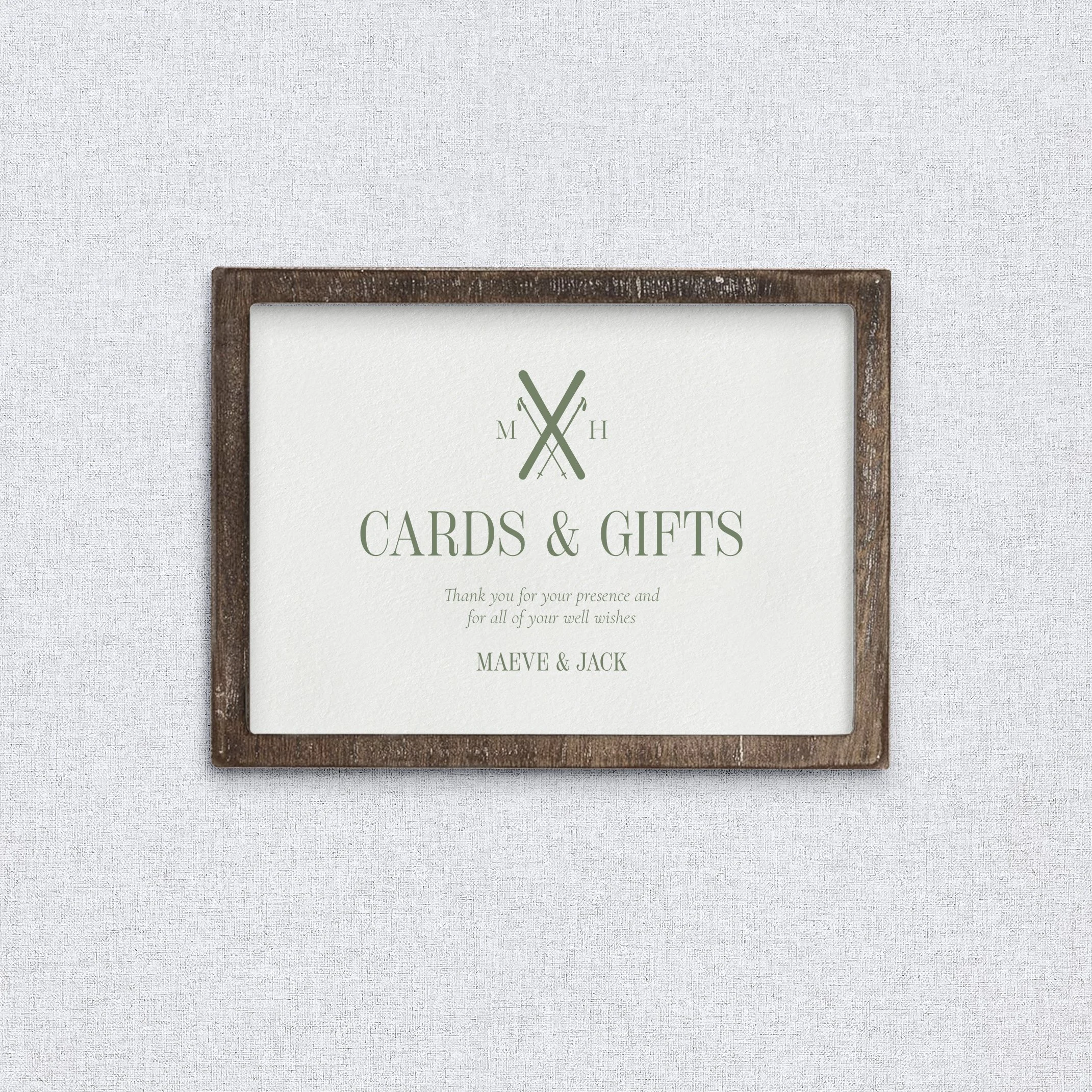Willard Cards and Gifts Sign