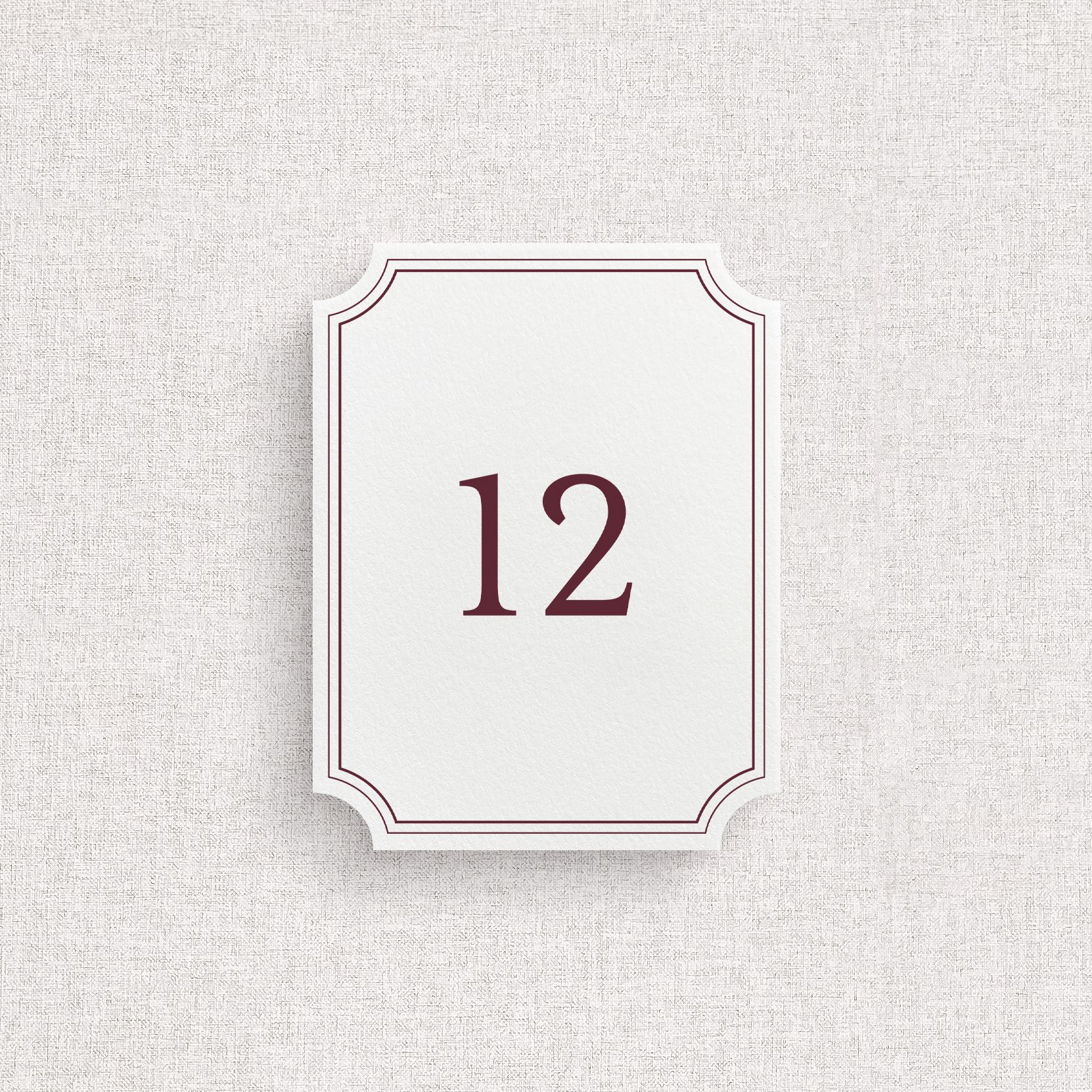 Gracie Table Numbers