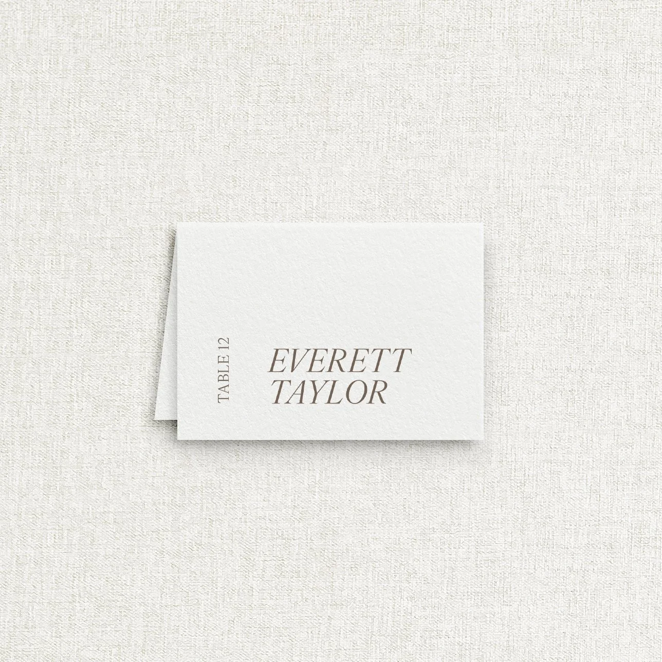 Rizzo Escort Cards - Folded