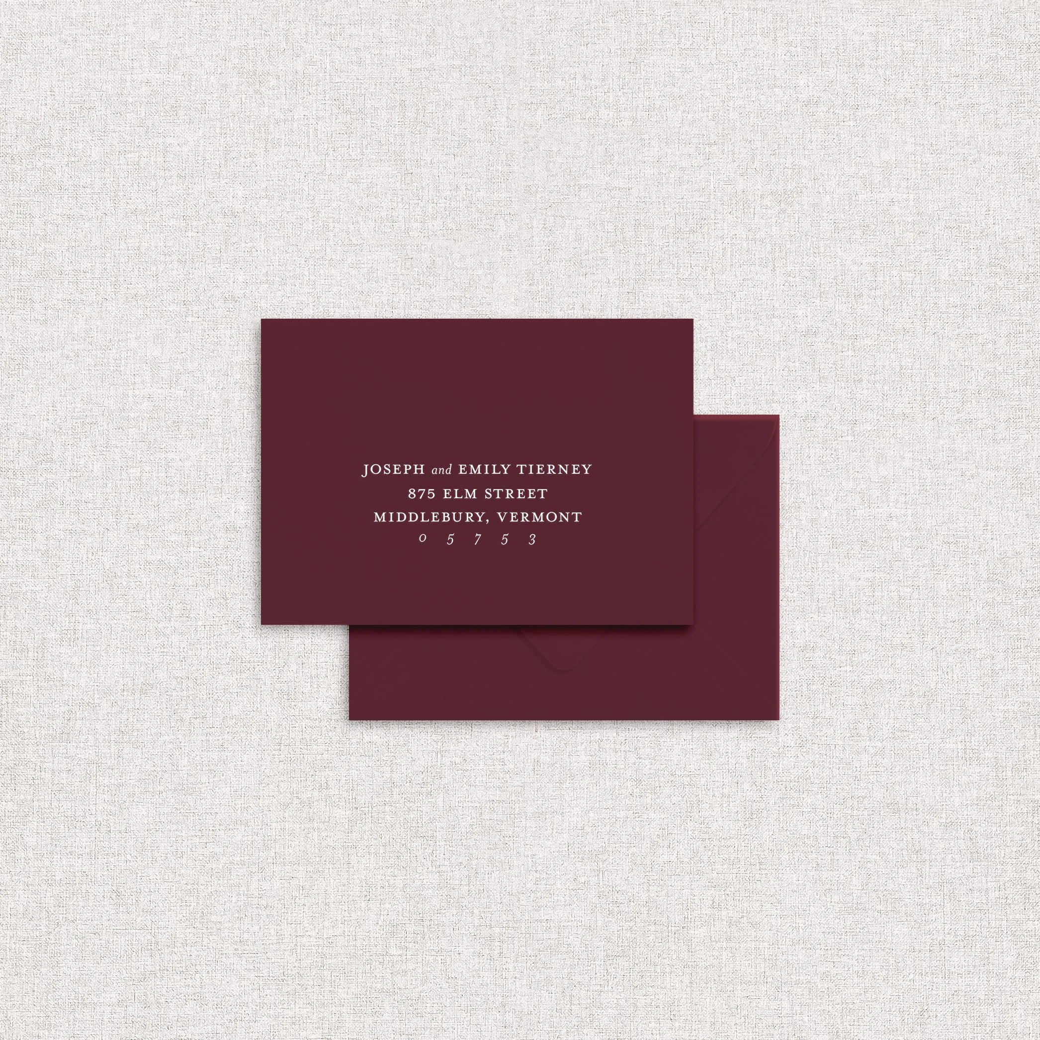 Optional Gracie Reply Envelope