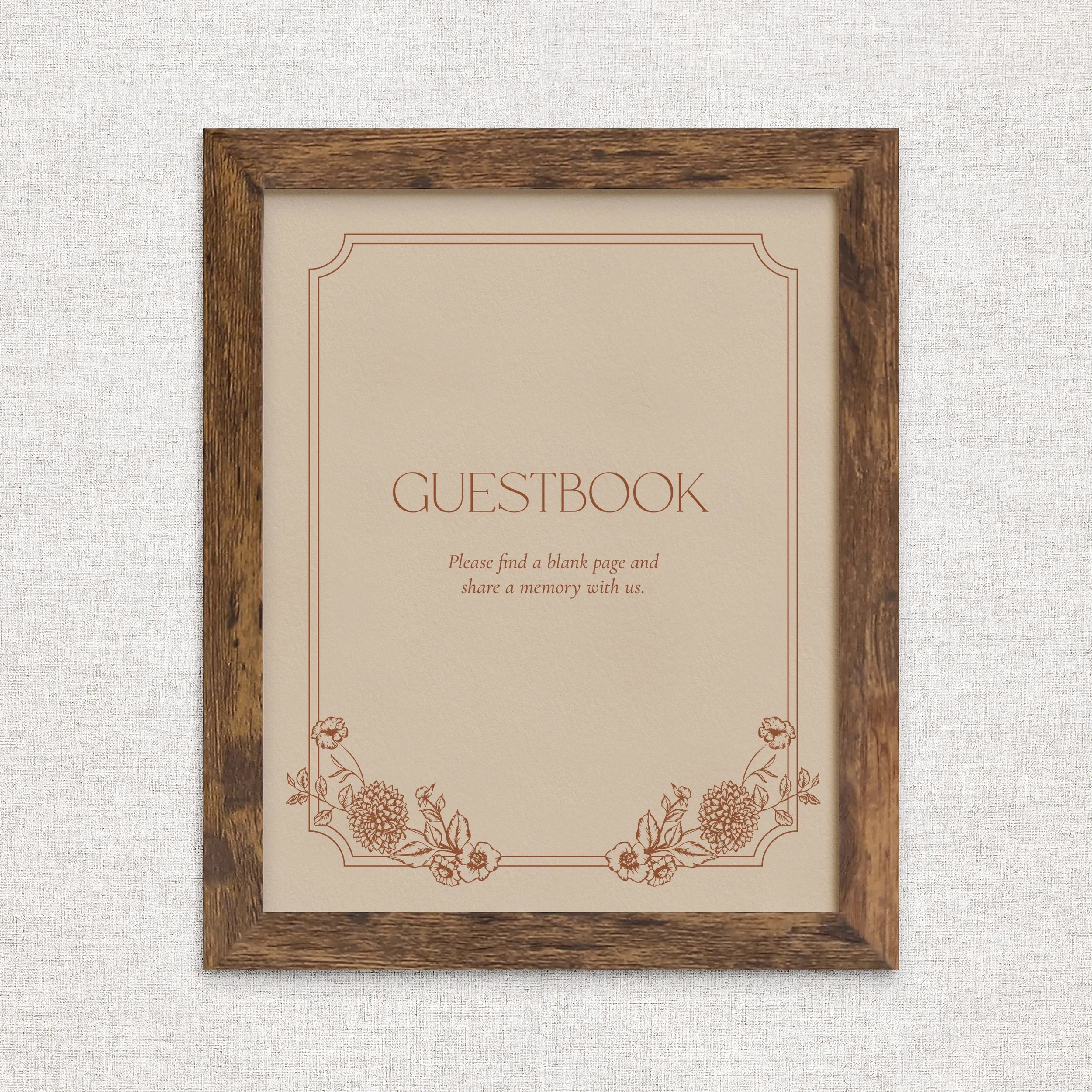 Annie Guestbook Sign