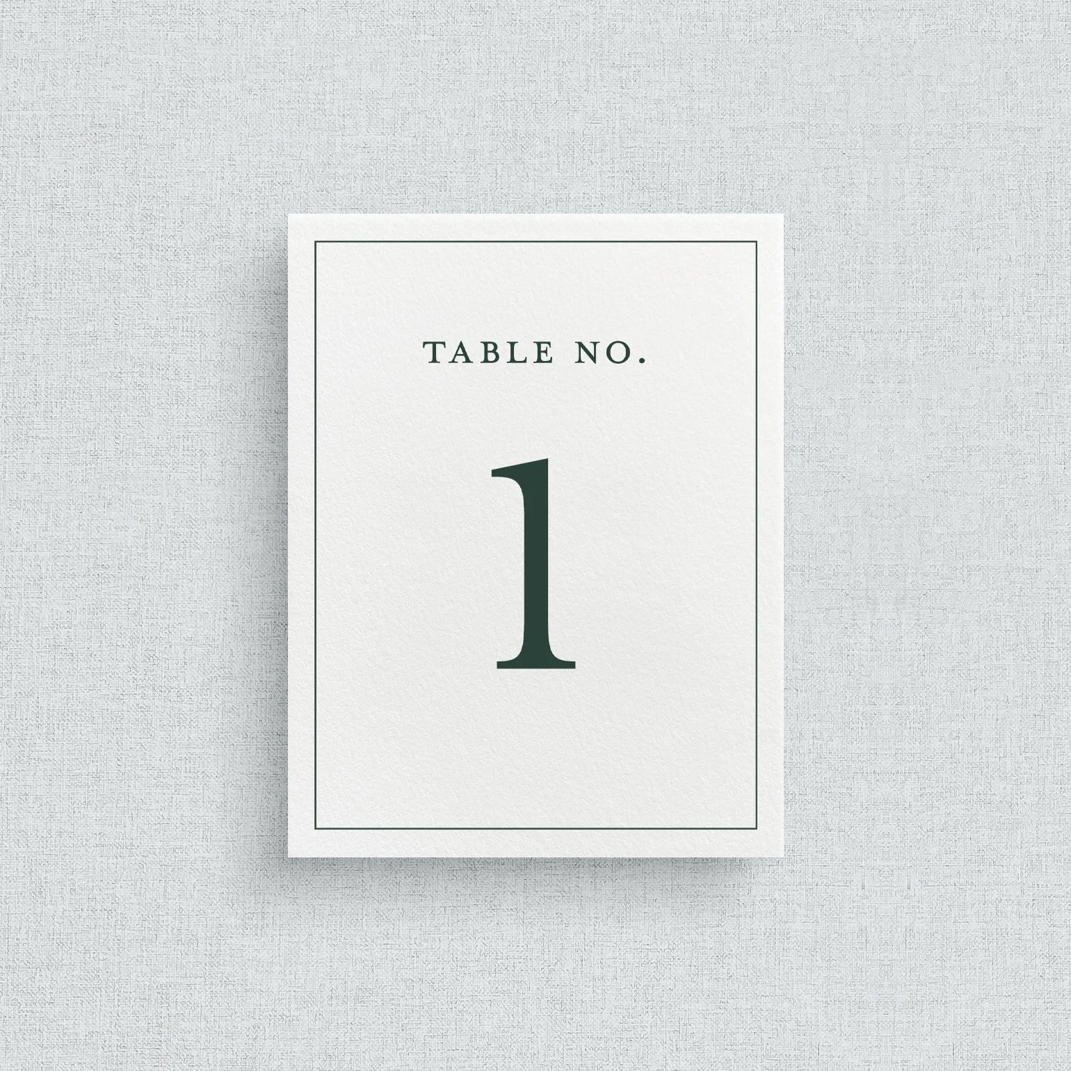 Beaumont Table Numbers