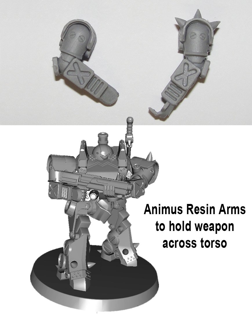 Animus Across Torso Resin Arms