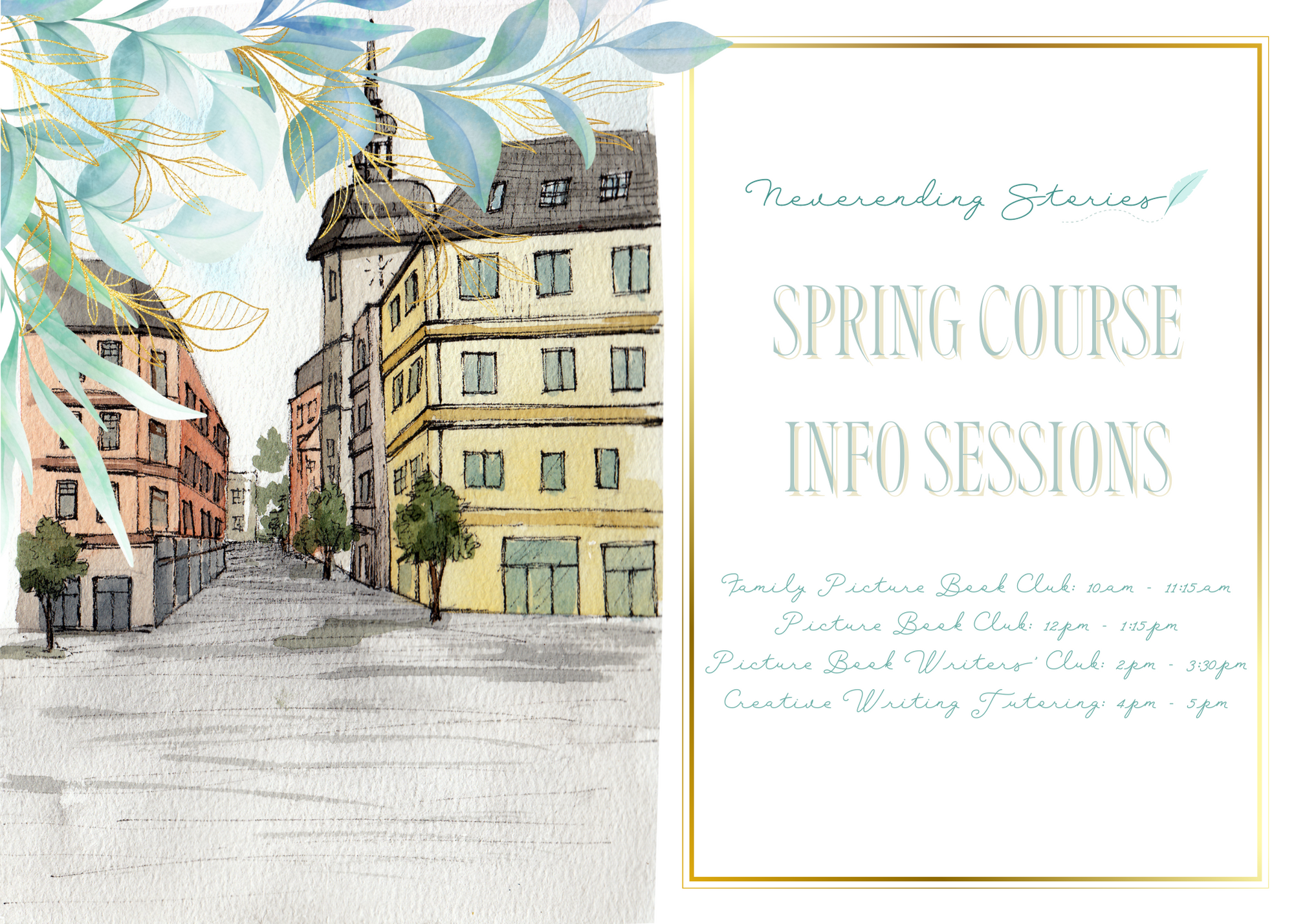 Spring Course Info Sessions