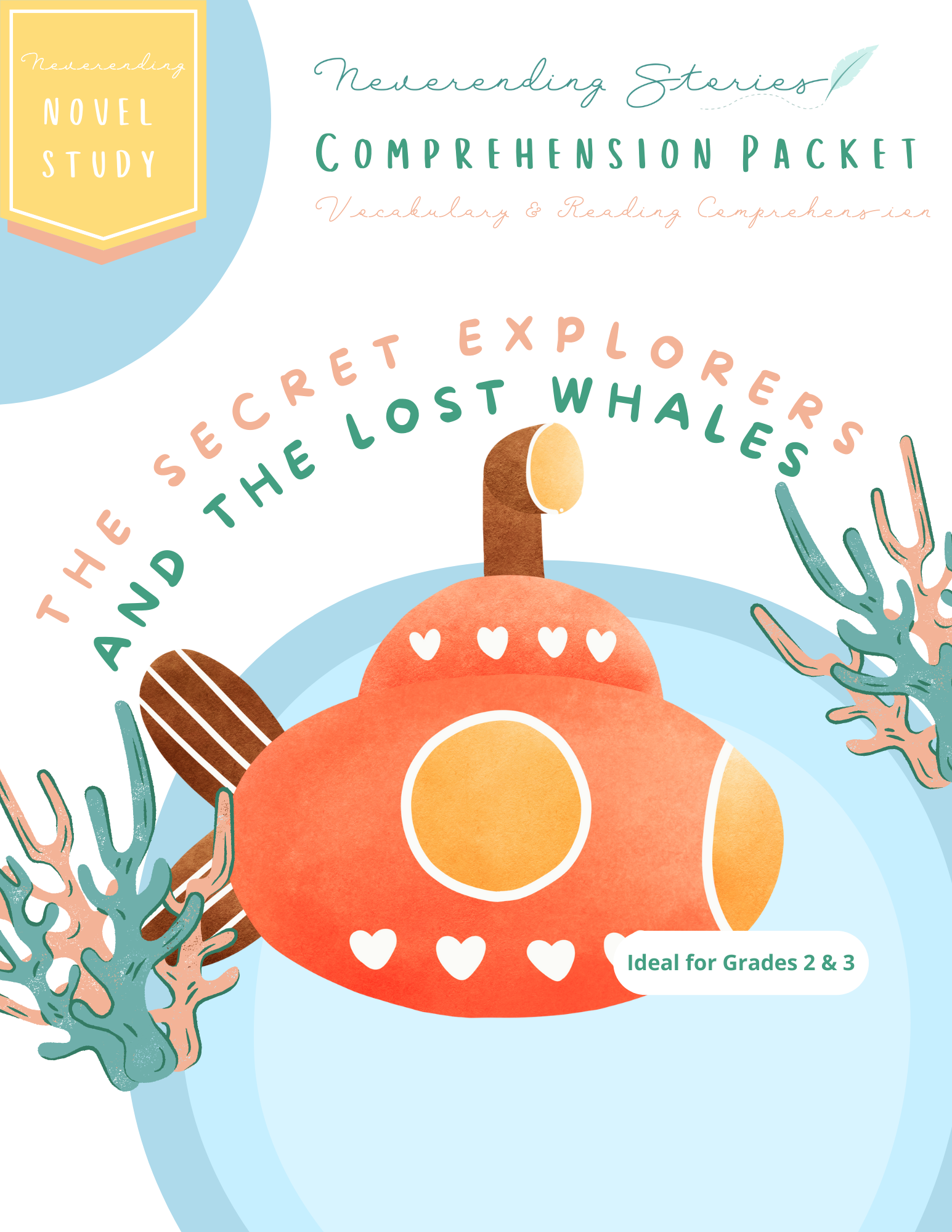 Neverending Novel Study: The Secret Explorers and the Lost Whales by SJ King