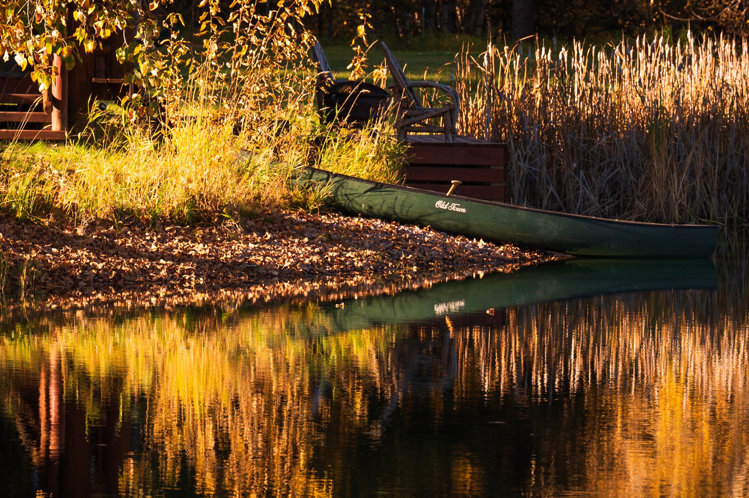 fall canoe