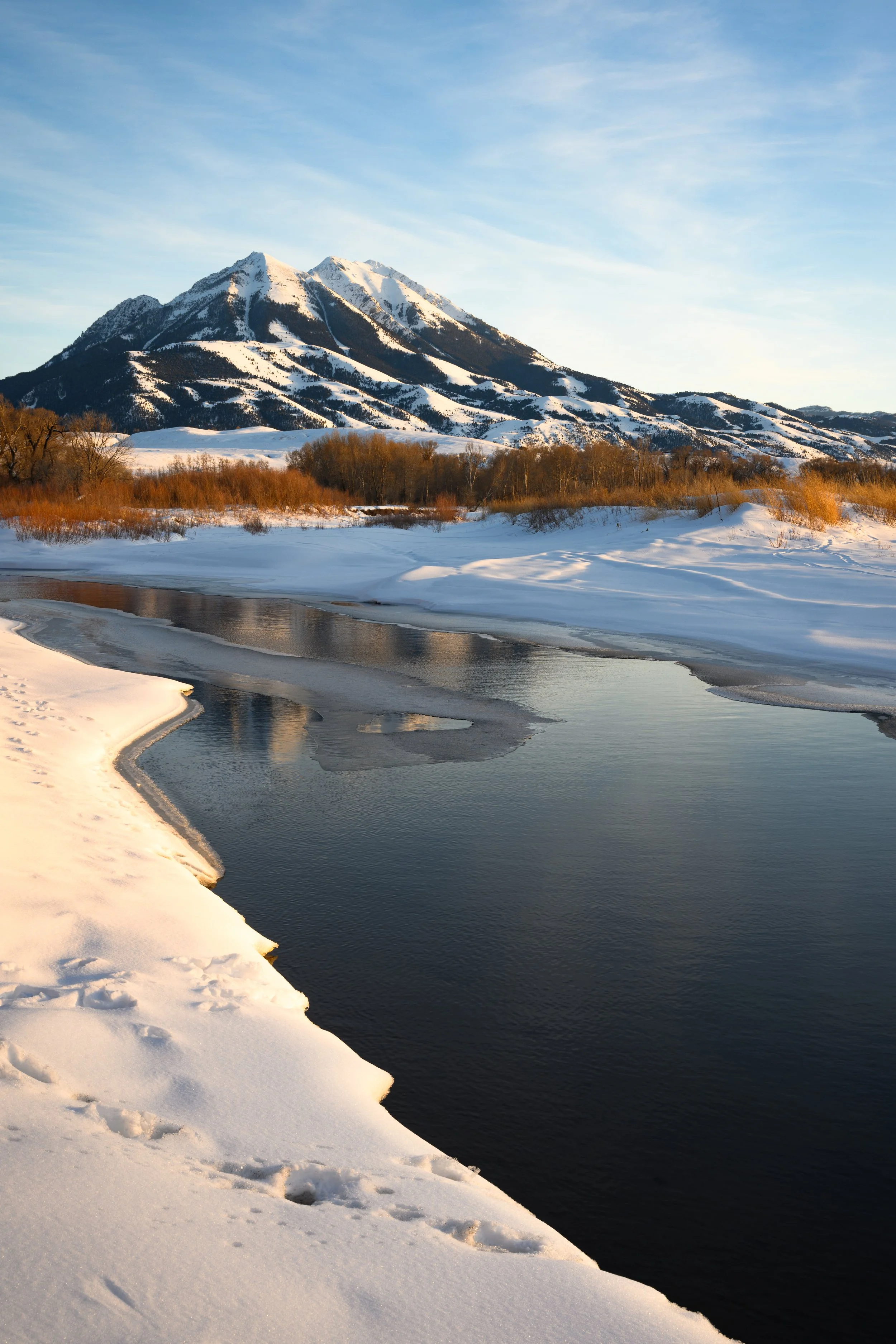 Winter Emigrant Peak Montana
