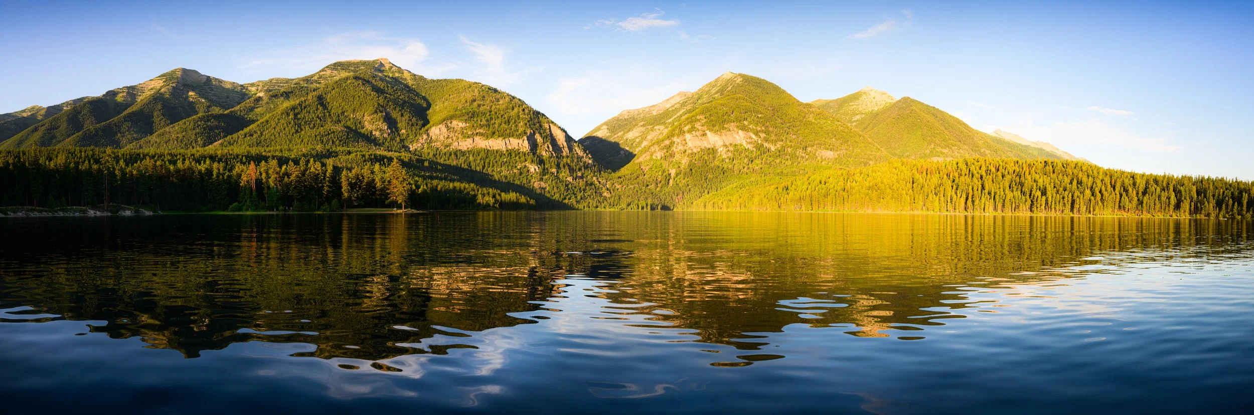 Holland Lake Montana - Panorama