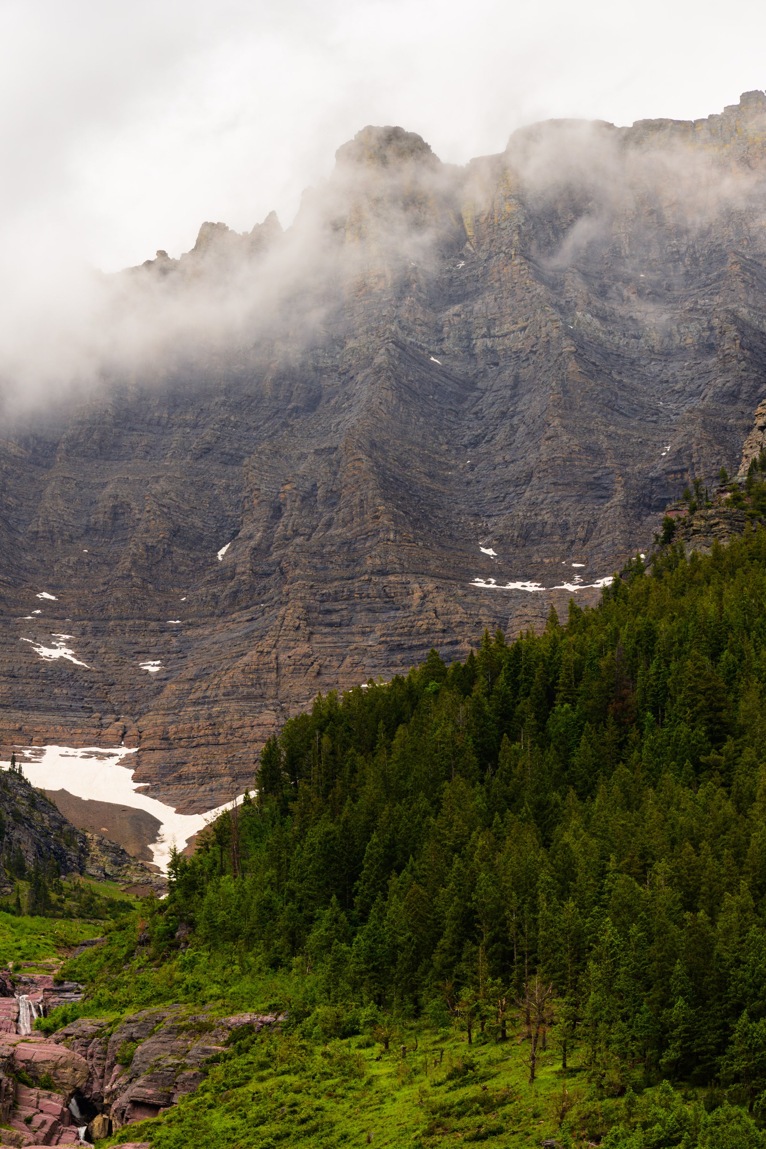 glacier national parks millions of years old rocks