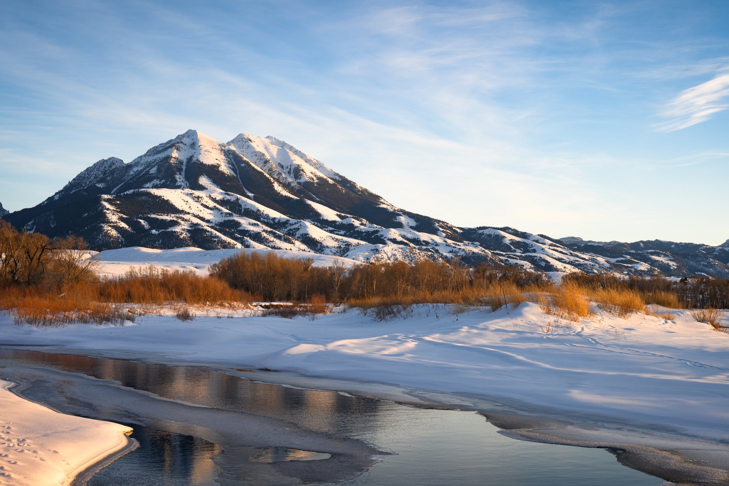 Emigrant Peak Winter Montana